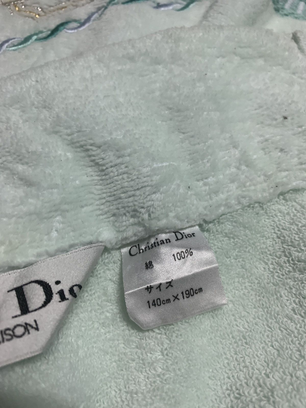 Christian Dior Monsieur × Dior × Vintage Vintage Christian Dior Linge de Maison big fleece blanket Size ONE SIZE - 6 Thumbnail
