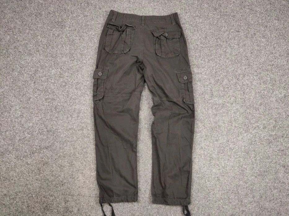 Japanese Brand Vintage 90's Cargo Pants Travis Scott Japan Pocket Gray Size US 32 / EU 48 - 6 Thumbnail