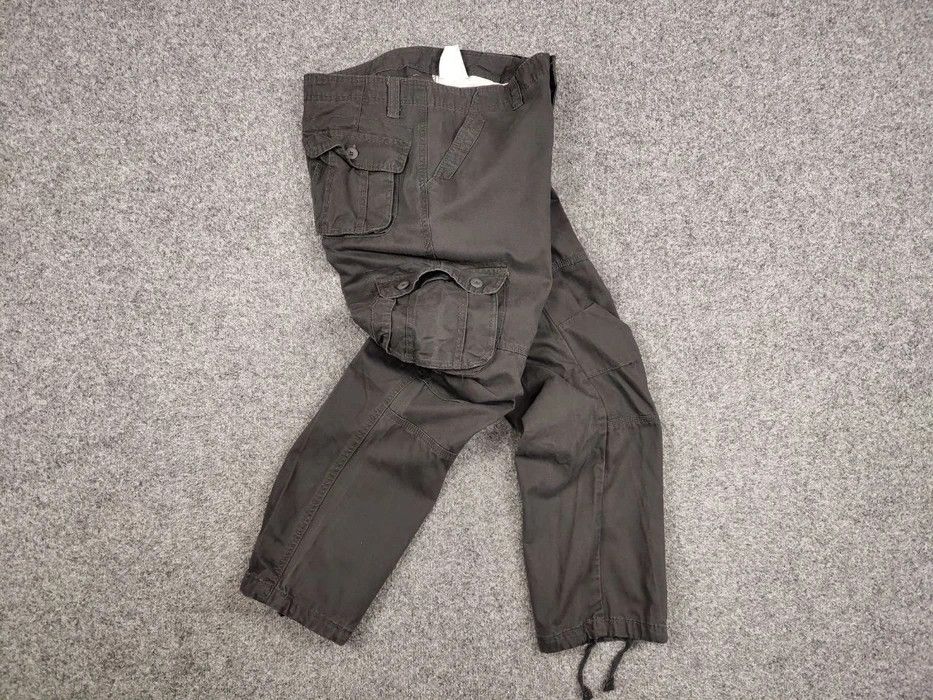 Japanese Brand Vintage 90's Cargo Pants Travis Scott Japan Pocket Gray Size US 32 / EU 48 - 7 Thumbnail