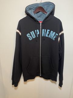 Supreme Jet Sleeve Zip Up Hoodie | Grailed