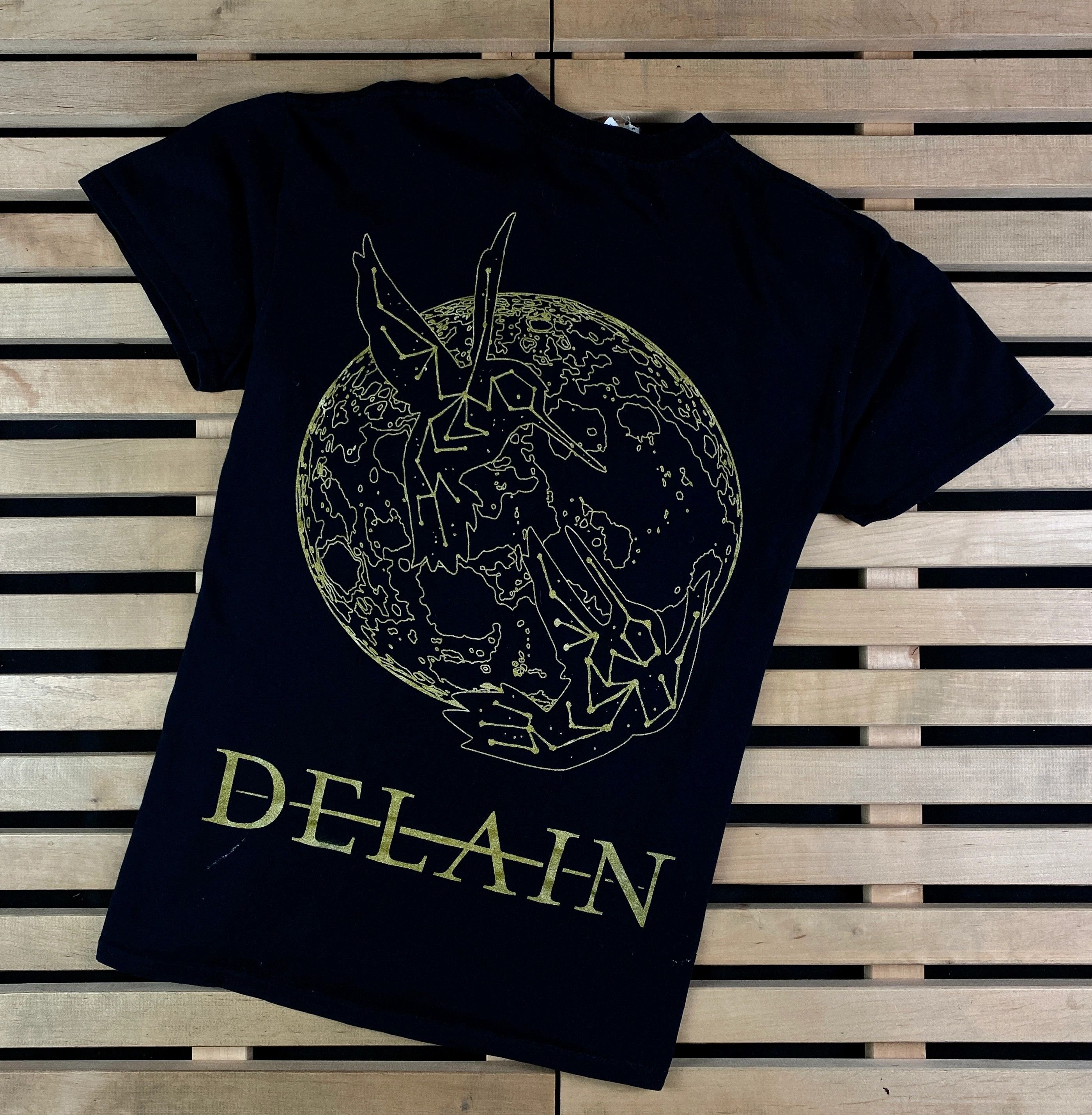 Band Tees Mens Vintage T Shirt Delain Size M Size US M / EU 48-50 / 2 - 7 Thumbnail