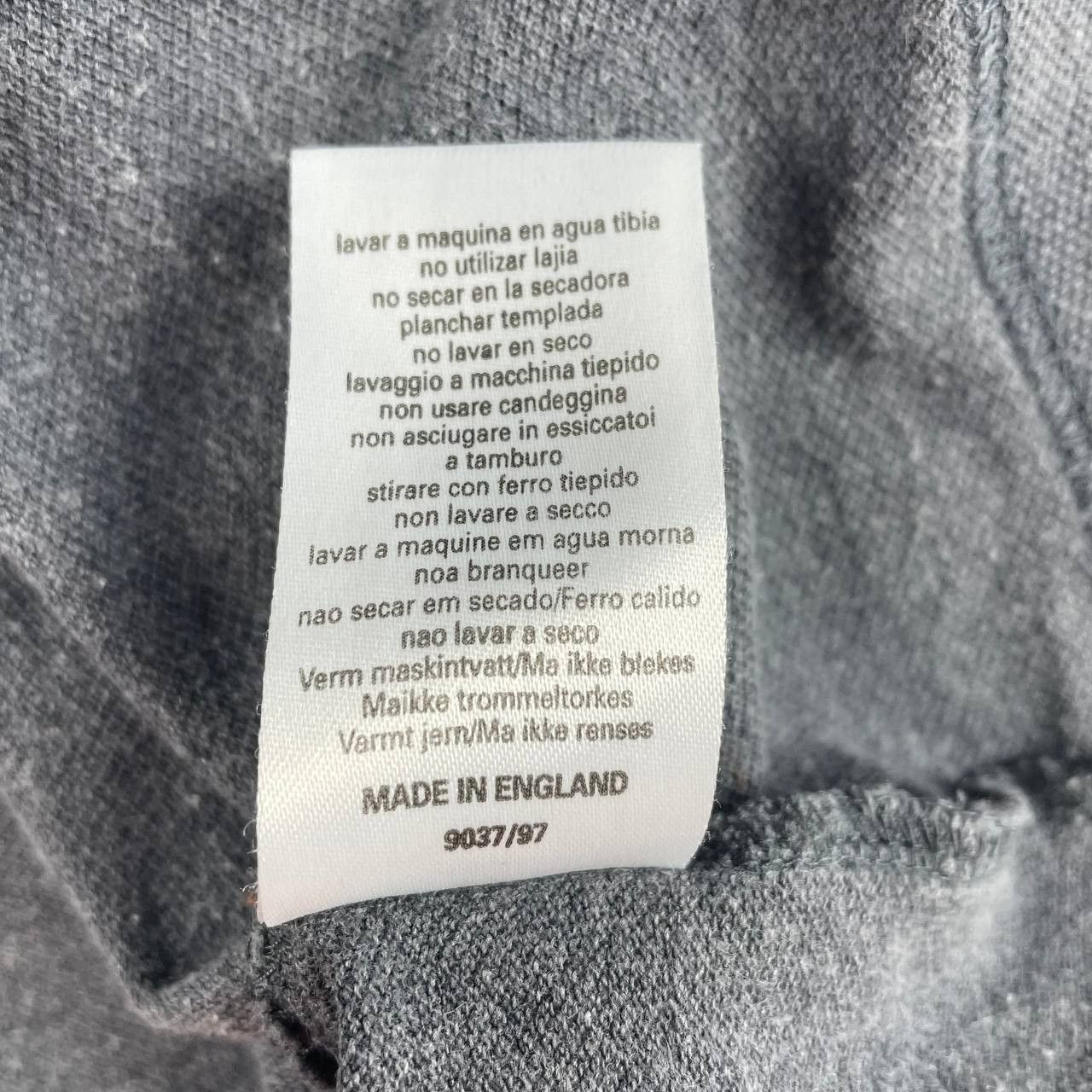 Burberry × Vintage Berberrys Vintage Gray Polo Made in England Size US L / EU 52-54 / 3 - 7 Thumbnail