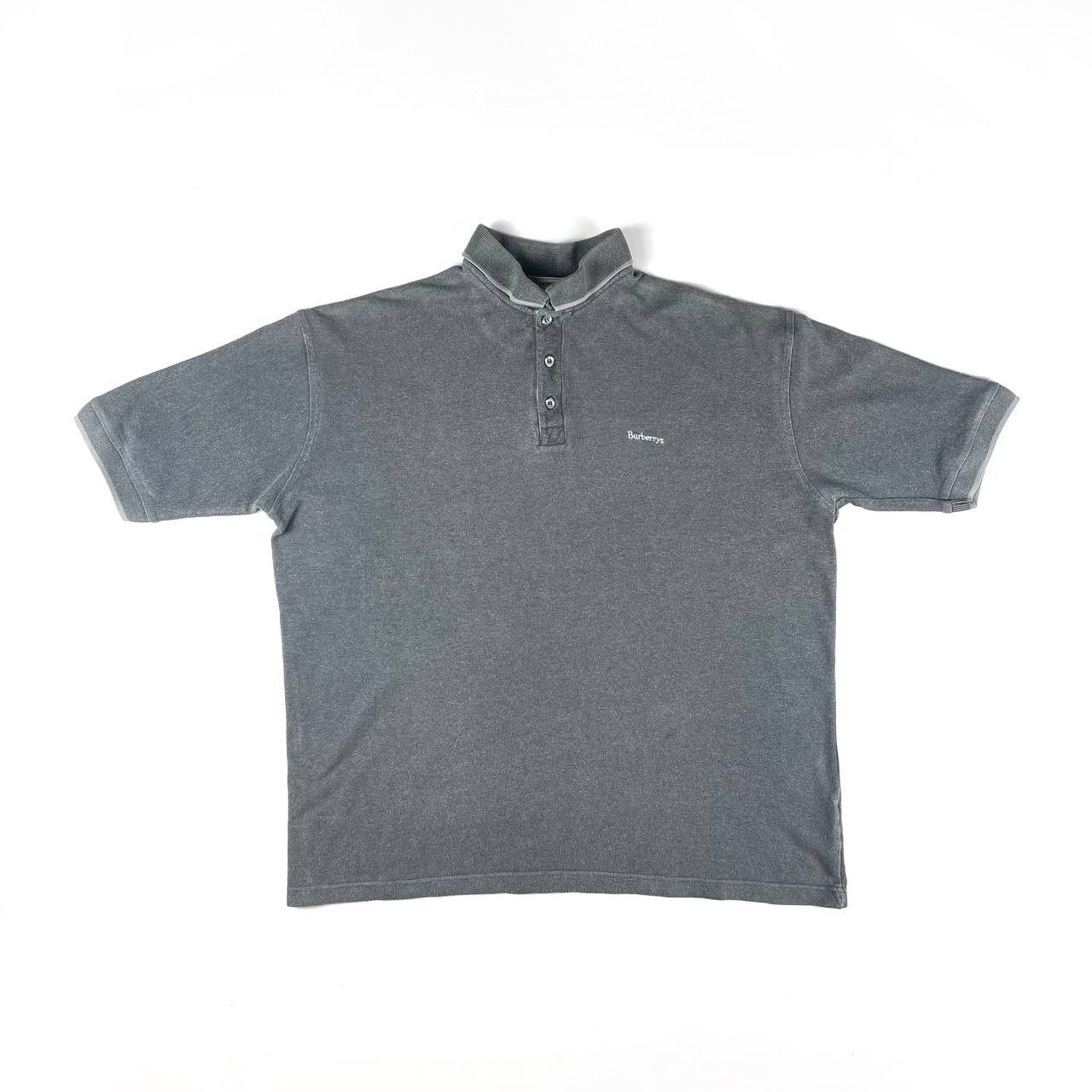 Burberry × Vintage Berberrys Vintage Gray Polo Made in England Size US L / EU 52-54 / 3 - 1 Thumbnail