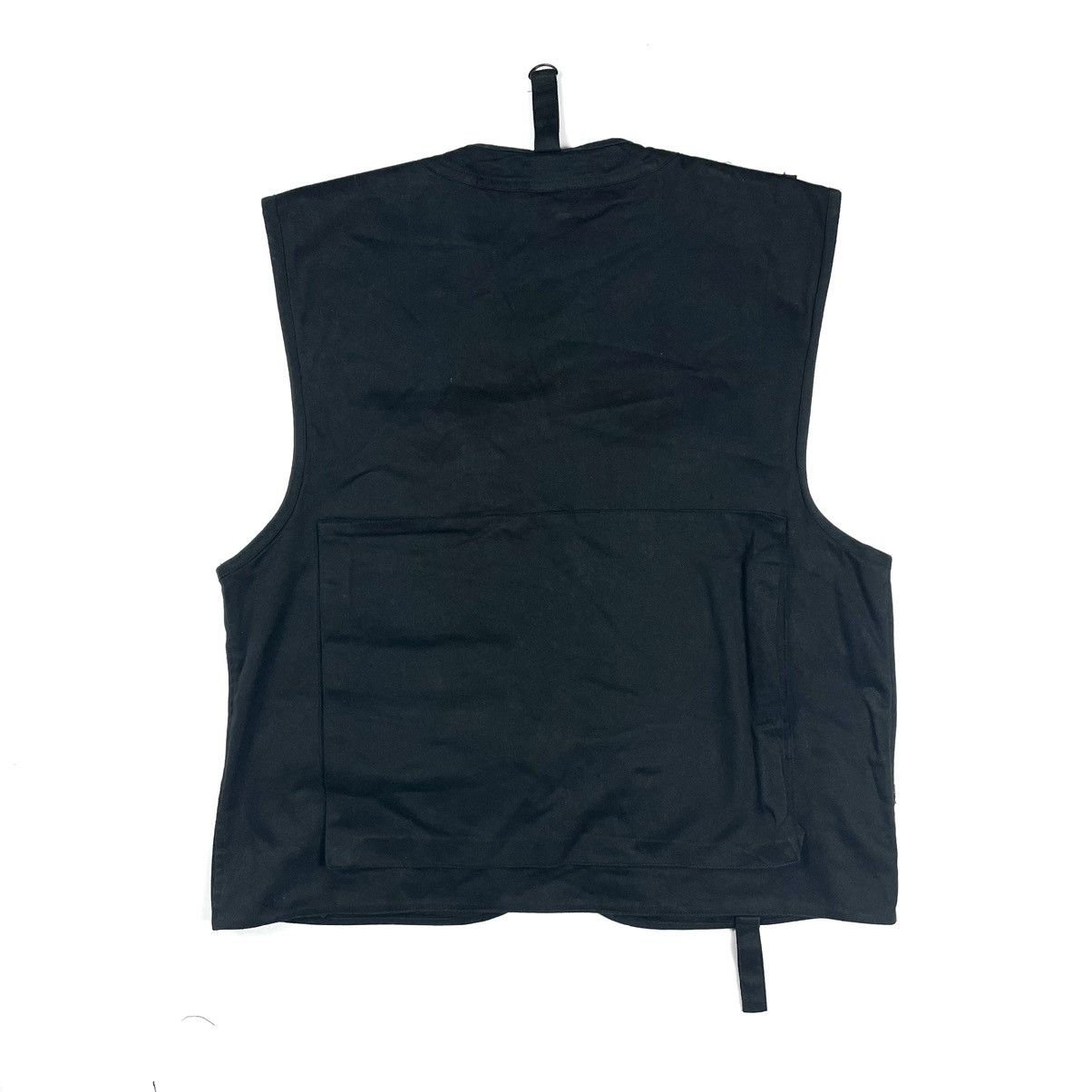 Japanese Brand × Vintage Vintage Black Y2K Denim Vest Like Rick Owens Size US L / EU 52-54 / 3 - 4 Thumbnail