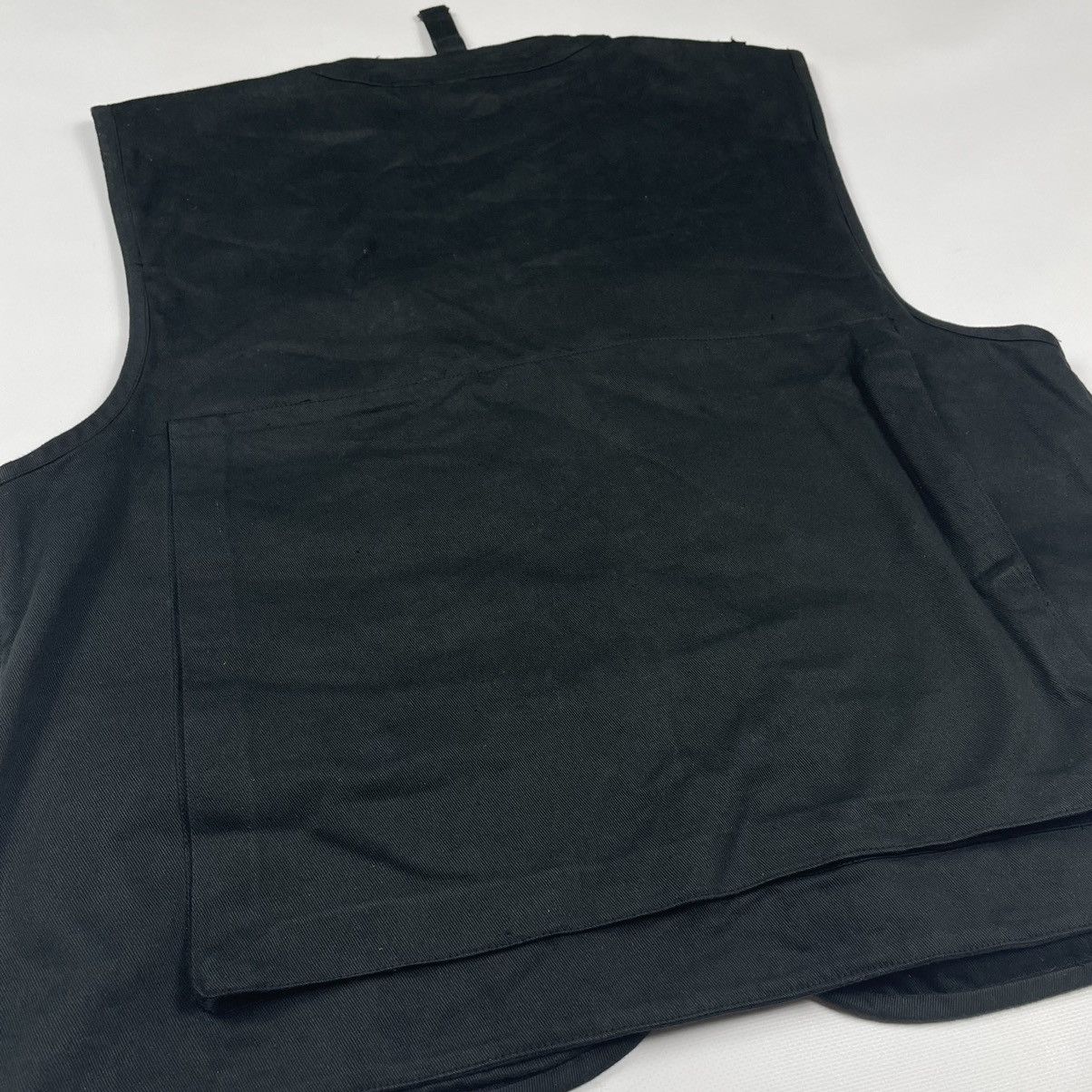 Japanese Brand × Vintage Vintage Black Y2K Denim Vest Like Rick Owens Size US L / EU 52-54 / 3 - 5 Thumbnail