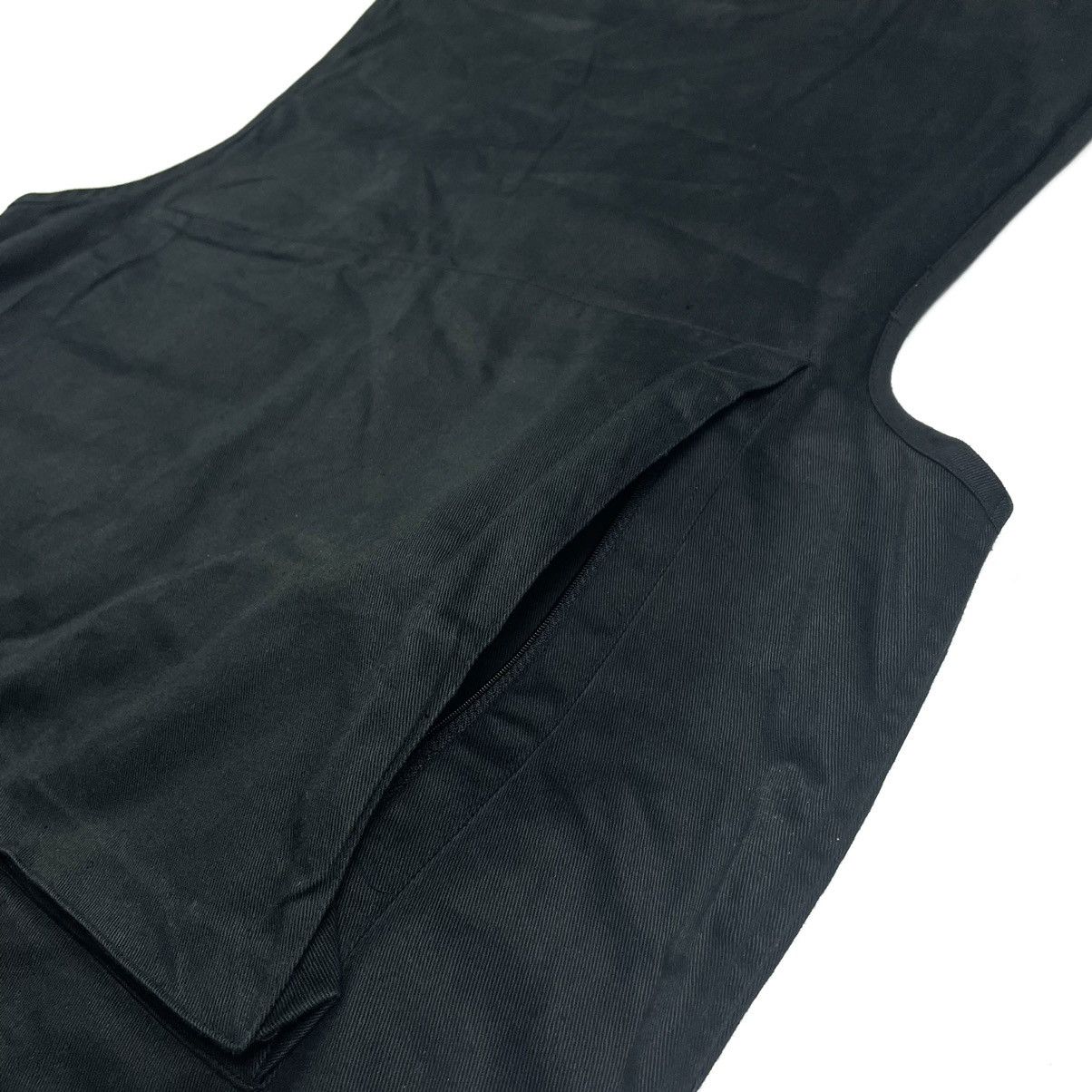 Japanese Brand × Vintage Vintage Black Y2K Denim Vest Like Rick Owens Size US L / EU 52-54 / 3 - 6 Thumbnail