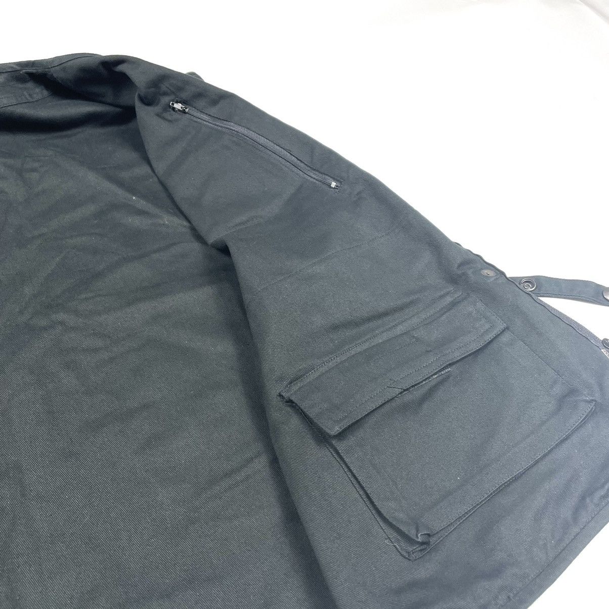 Japanese Brand × Vintage Vintage Black Y2K Denim Vest Like Rick Owens Size US L / EU 52-54 / 3 - 8 Thumbnail