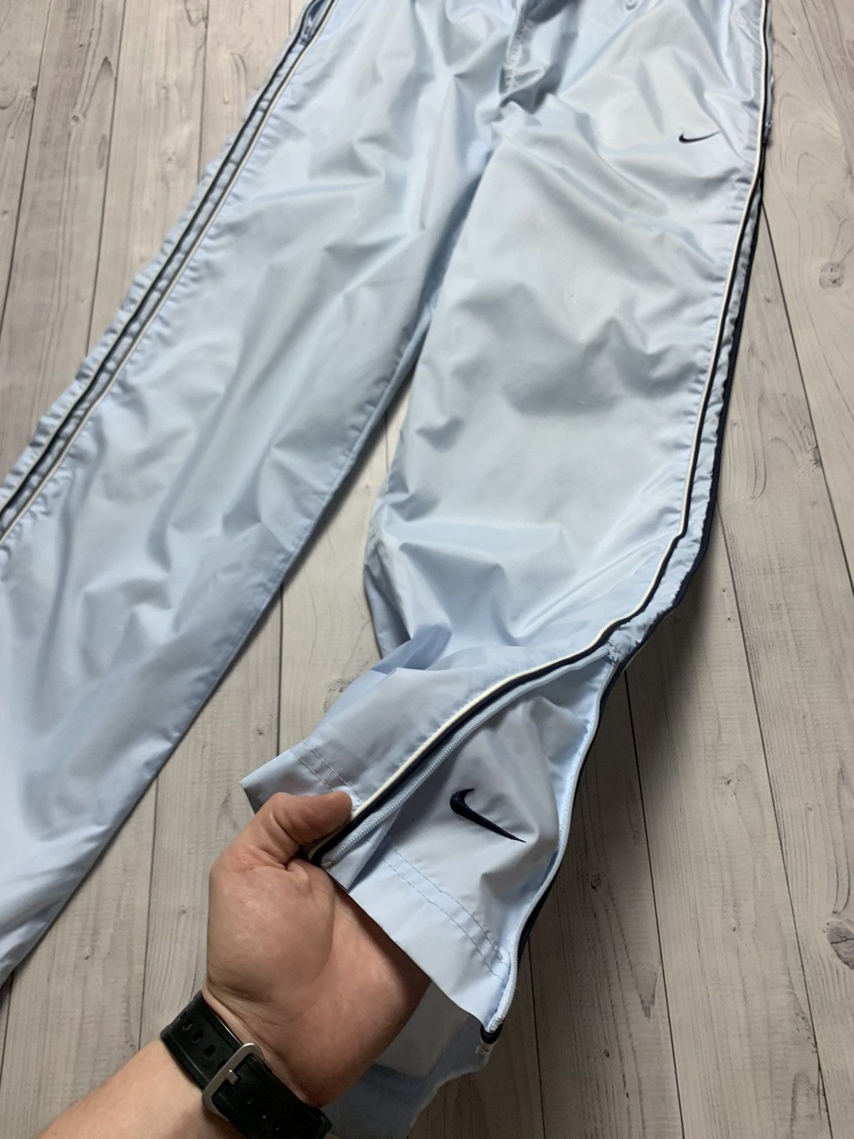 Nike × Vintage Vintage Nike drill pants joggers logo size XL Size US 36 / EU 52 - 2 Thumbnail
