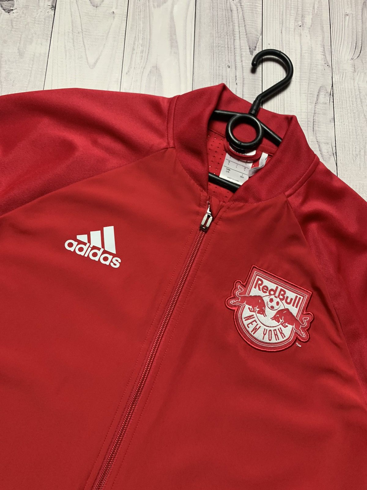 Adidas Adidas Red Bull New York track jacket size L red Size US L / EU 52-54 / 3 - 5 Thumbnail