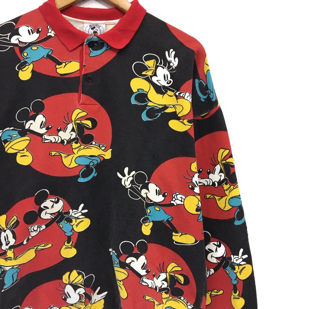 Cartoon Network × Disney × Vintage Mickey & Minnie Mouse Fullprint Multicolour Sweatshirt Size US M / EU 48-50 / 2 - 5 Thumbnail