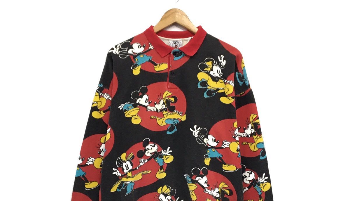 Cartoon Network × Disney × Vintage Mickey & Minnie Mouse Fullprint Multicolour Sweatshirt Size US M / EU 48-50 / 2 - 3 Thumbnail