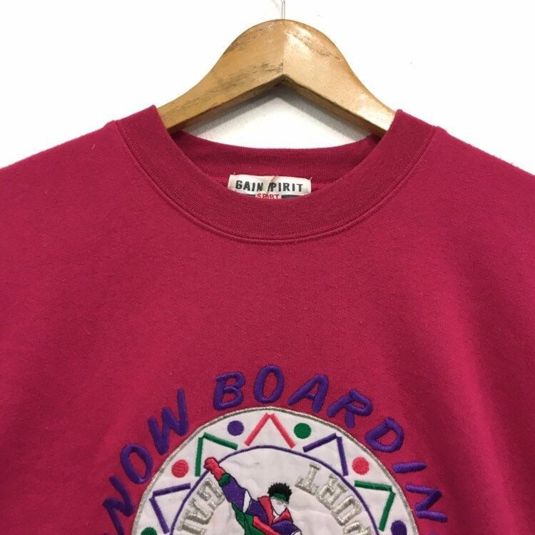 Vintage SNOWBOARDING Crewneck Sweatshirt Size M / US 6-8 / IT 42-44 - 5 Thumbnail