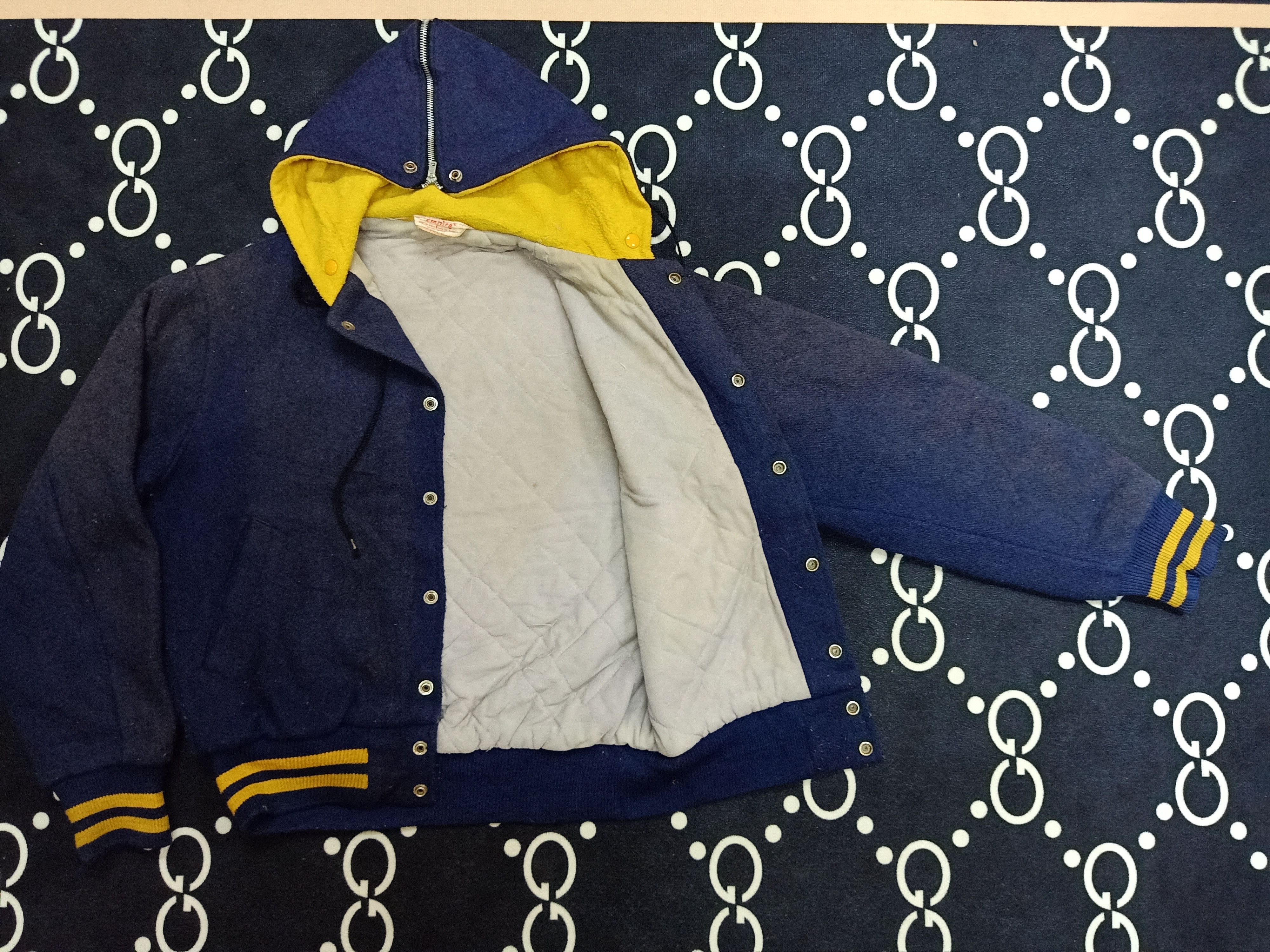 Vintage EMPIRE Union Made New York Vintage 60's Hoodie Varsity. Size US M / EU 48-50 / 2 - 4 Thumbnail