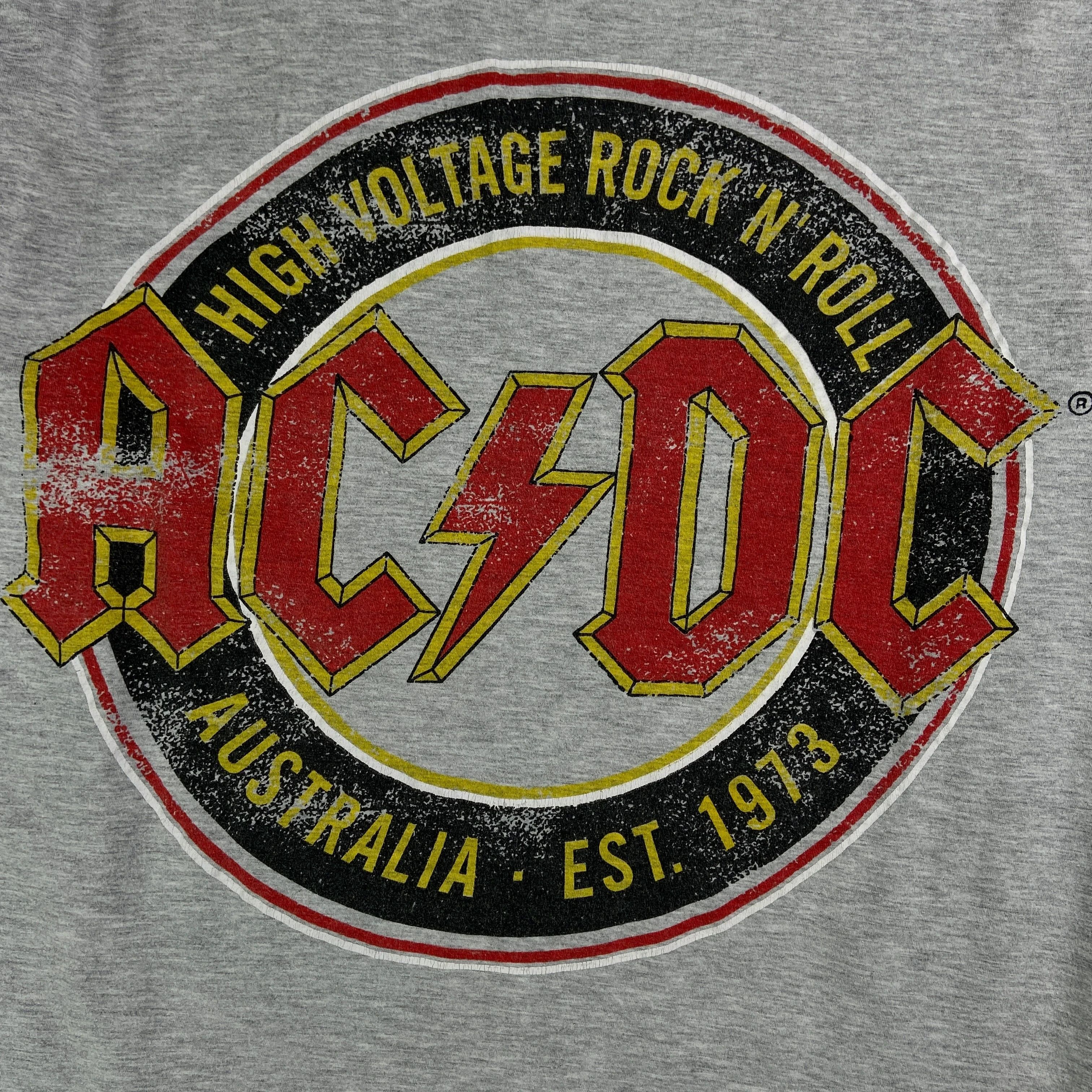 AC/DC × Band Tees × Vintage Mens Vintage T Shirt AC/DC Size XXXXL 4X Size US XXL / EU 58 / 5 - 4 Thumbnail
