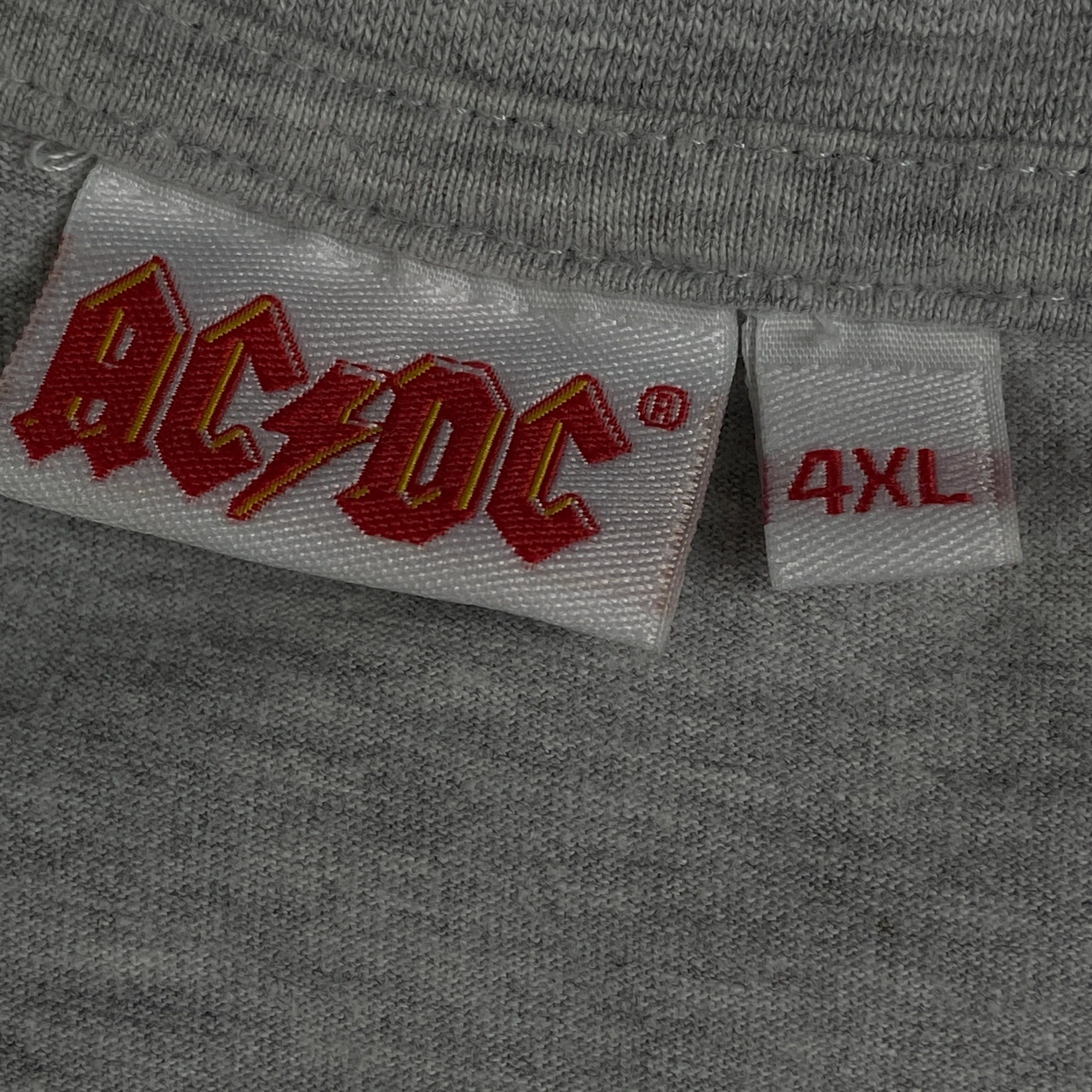 AC/DC × Band Tees × Vintage Mens Vintage T Shirt AC/DC Size XXXXL 4X Size US XXL / EU 58 / 5 - 5 Thumbnail