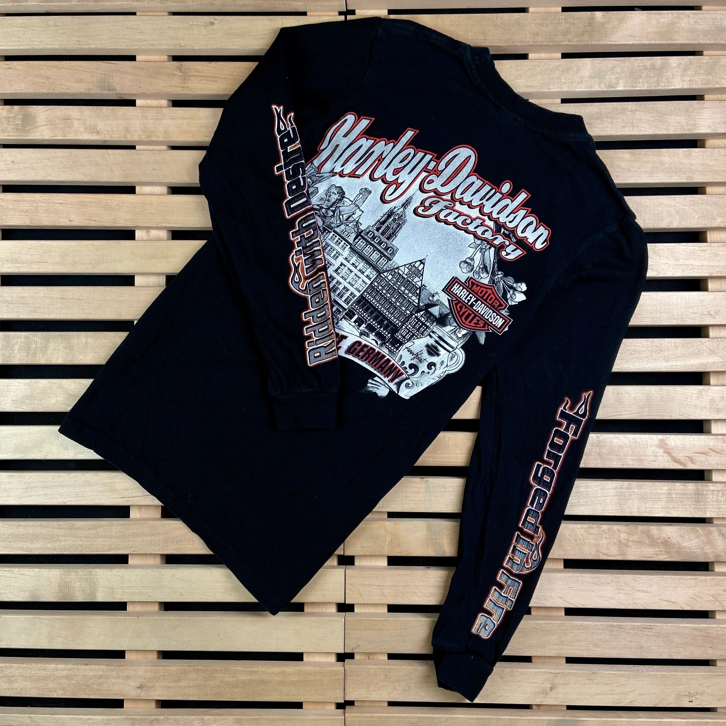 Band Tees × Harley Davidson × Vintage Mens Long Sleeve Sweatshirt Harley Davidson Size XS Size US XS / EU 42 / 0 - 6 Thumbnail