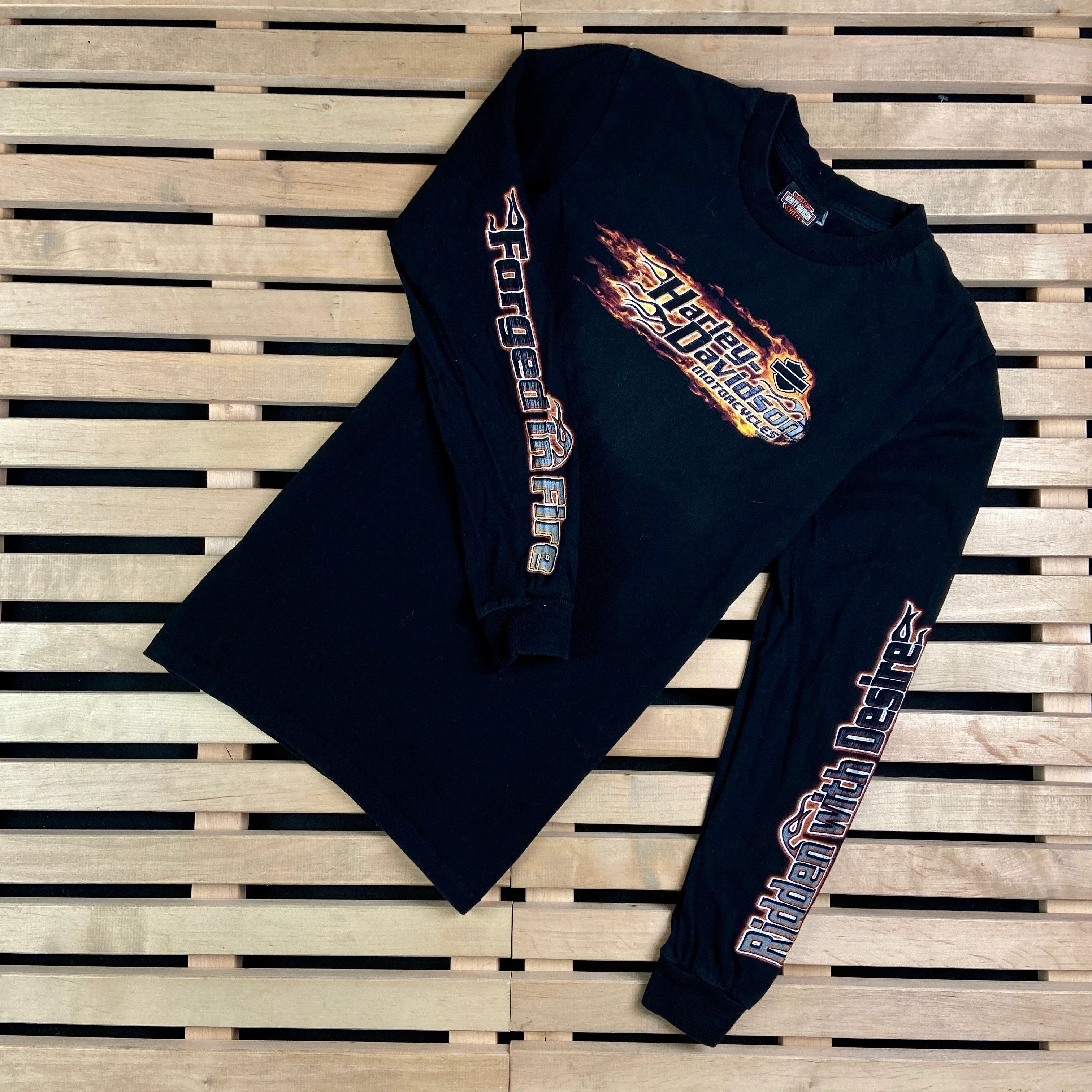 Band Tees × Harley Davidson × Vintage Mens Long Sleeve Sweatshirt Harley Davidson Size XS Size US XS / EU 42 / 0 - 1 Thumbnail