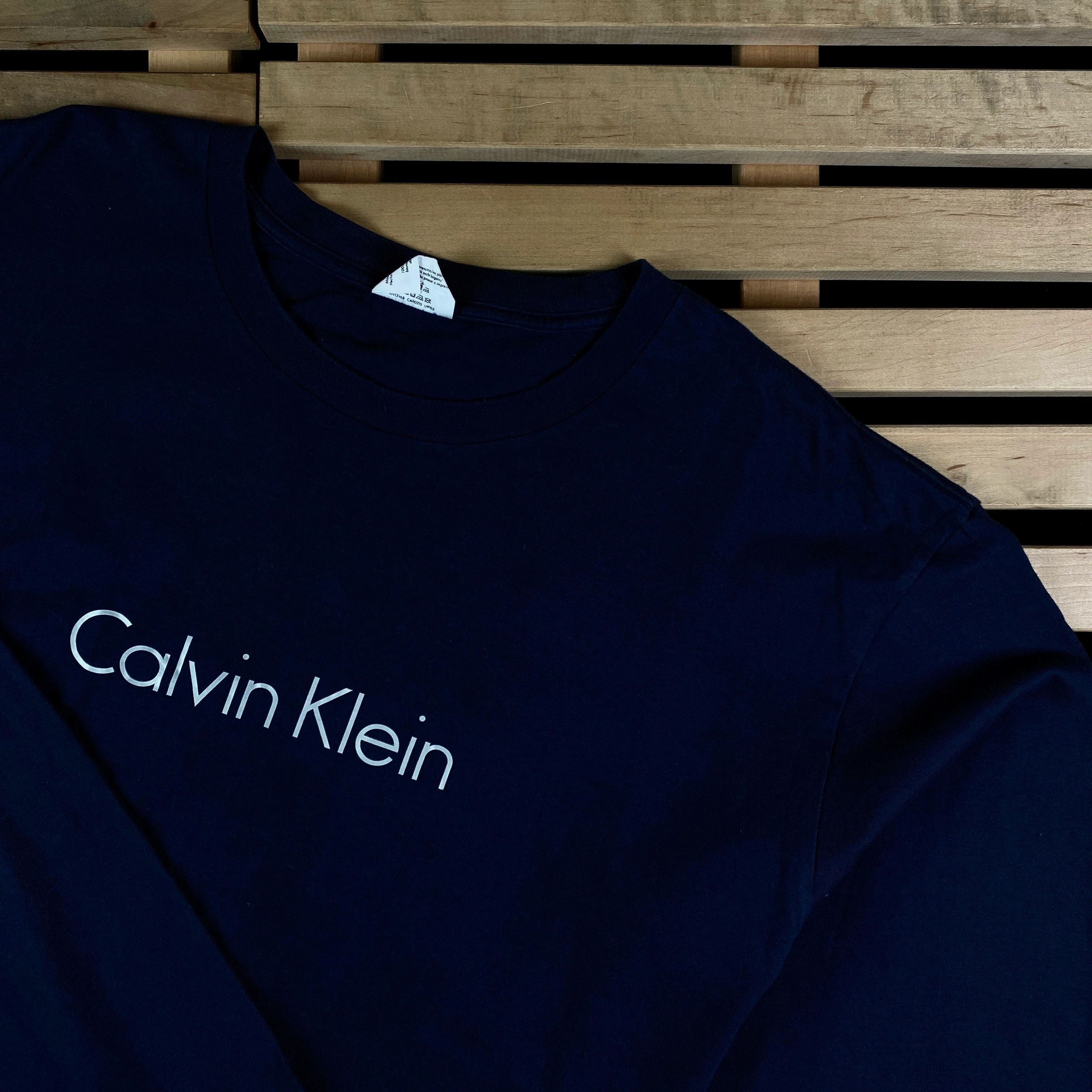 Calvin Klein × Vintage Mens Sweatshirt Calvin Klein Long Sleeve Vintage Size XL Size US XL / EU 56 / 4 - 2 Thumbnail