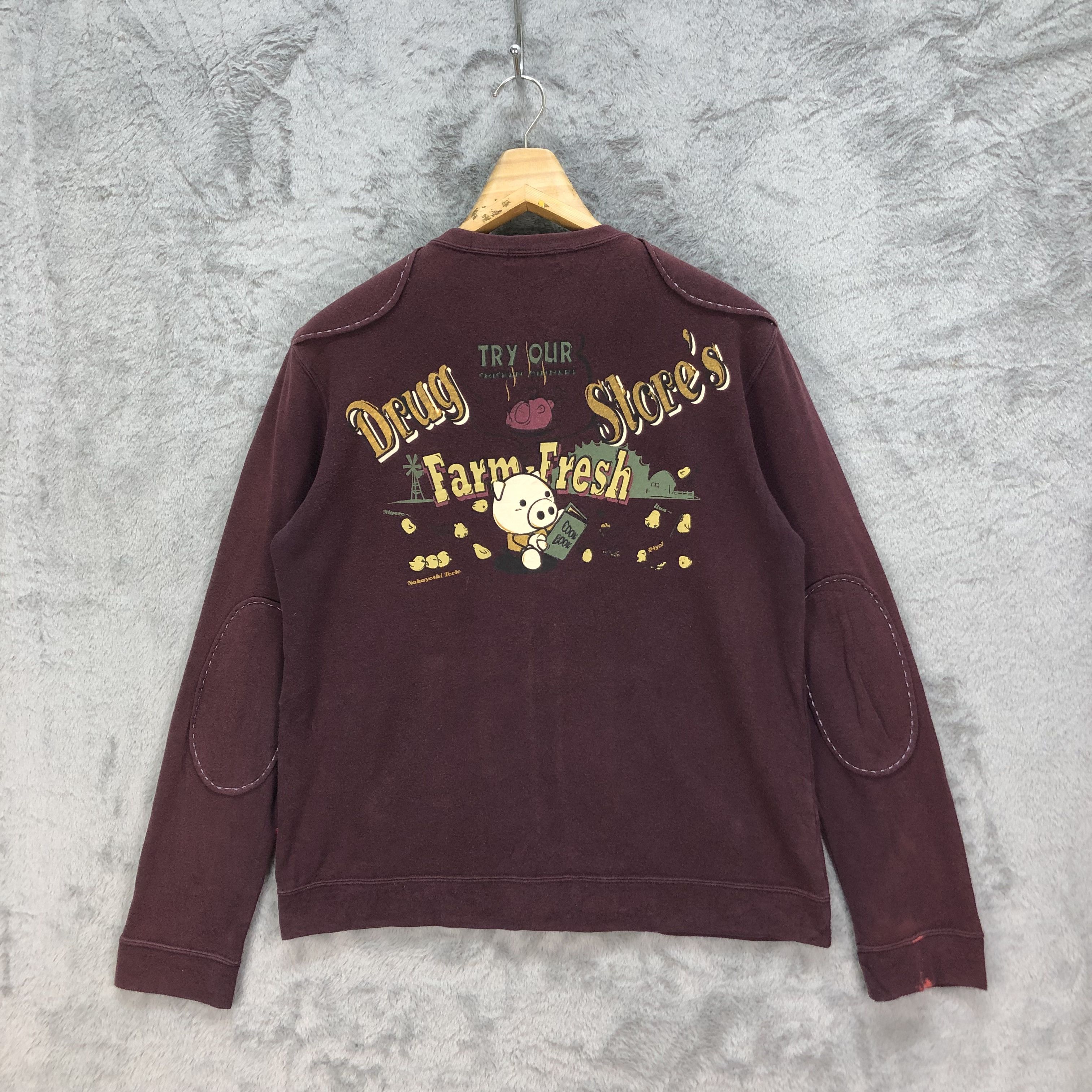 Japanese Brand Drug Store's Farm Fresh Cook Book Sweater #5292-183 Size US M / EU 48-50 / 2 - 1 Thumbnail