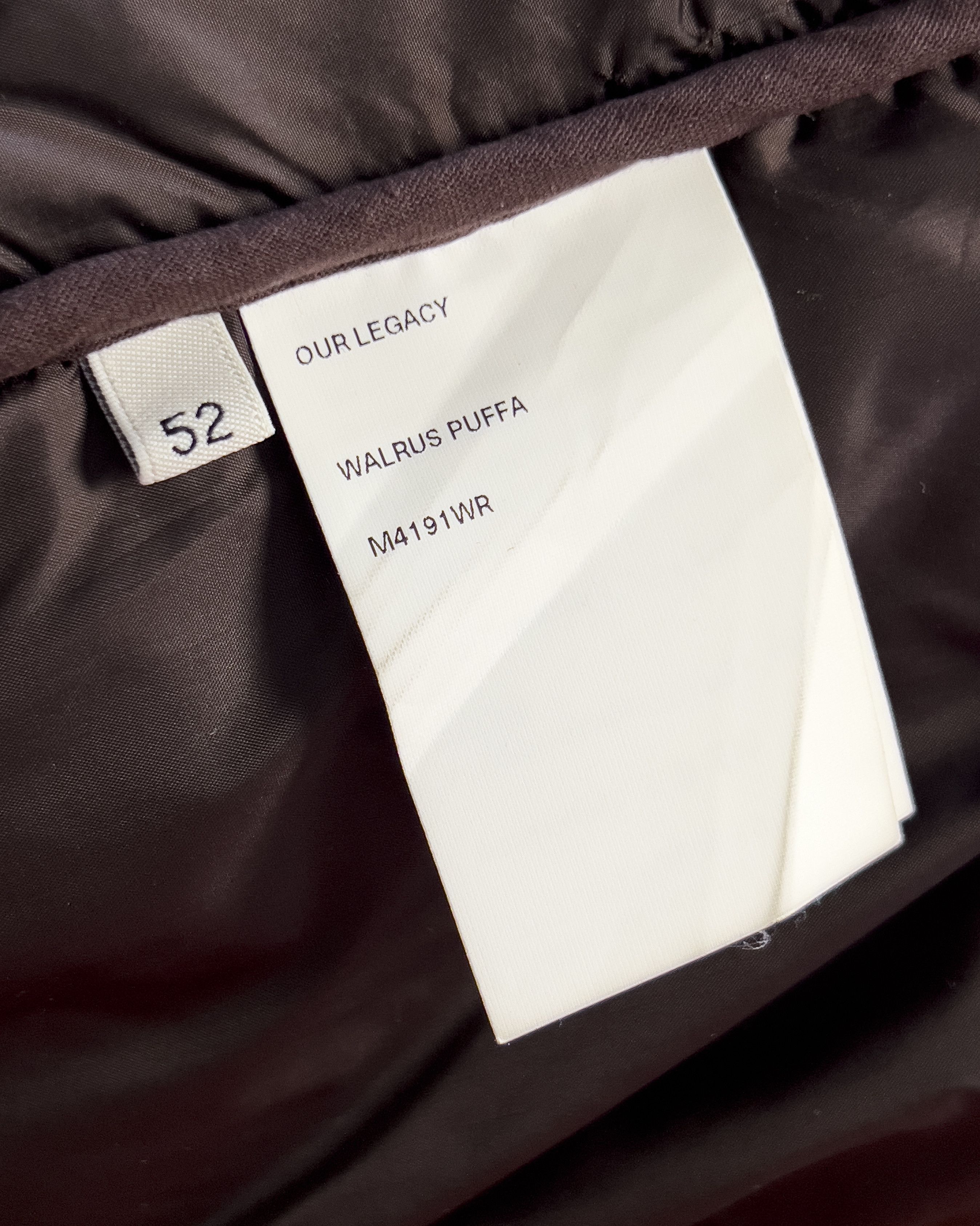 Our Legacy Walrus Puffa Size US L / EU 52-54 / 3 - 4 Thumbnail