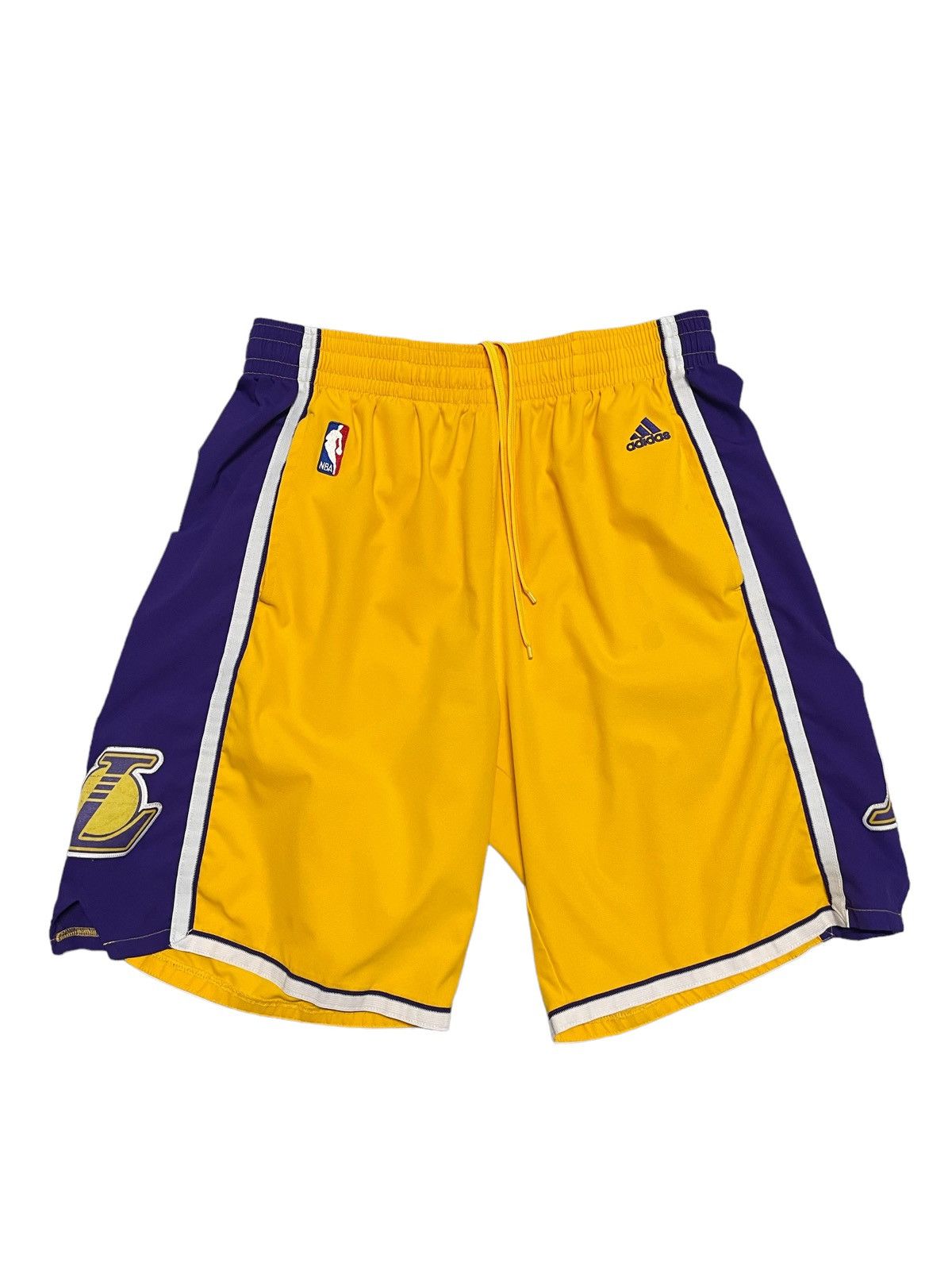 Adidas Adidas Lakers NBA Shorts Size US 36 / EU 52 - 1 Thumbnail
