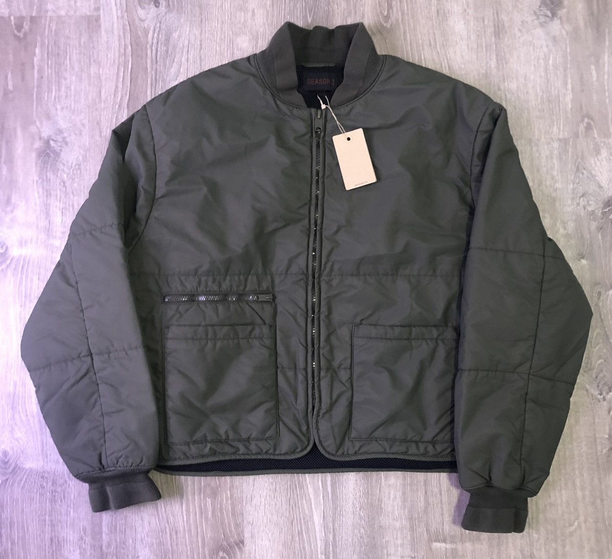 yeezy season 1 bomber jacket