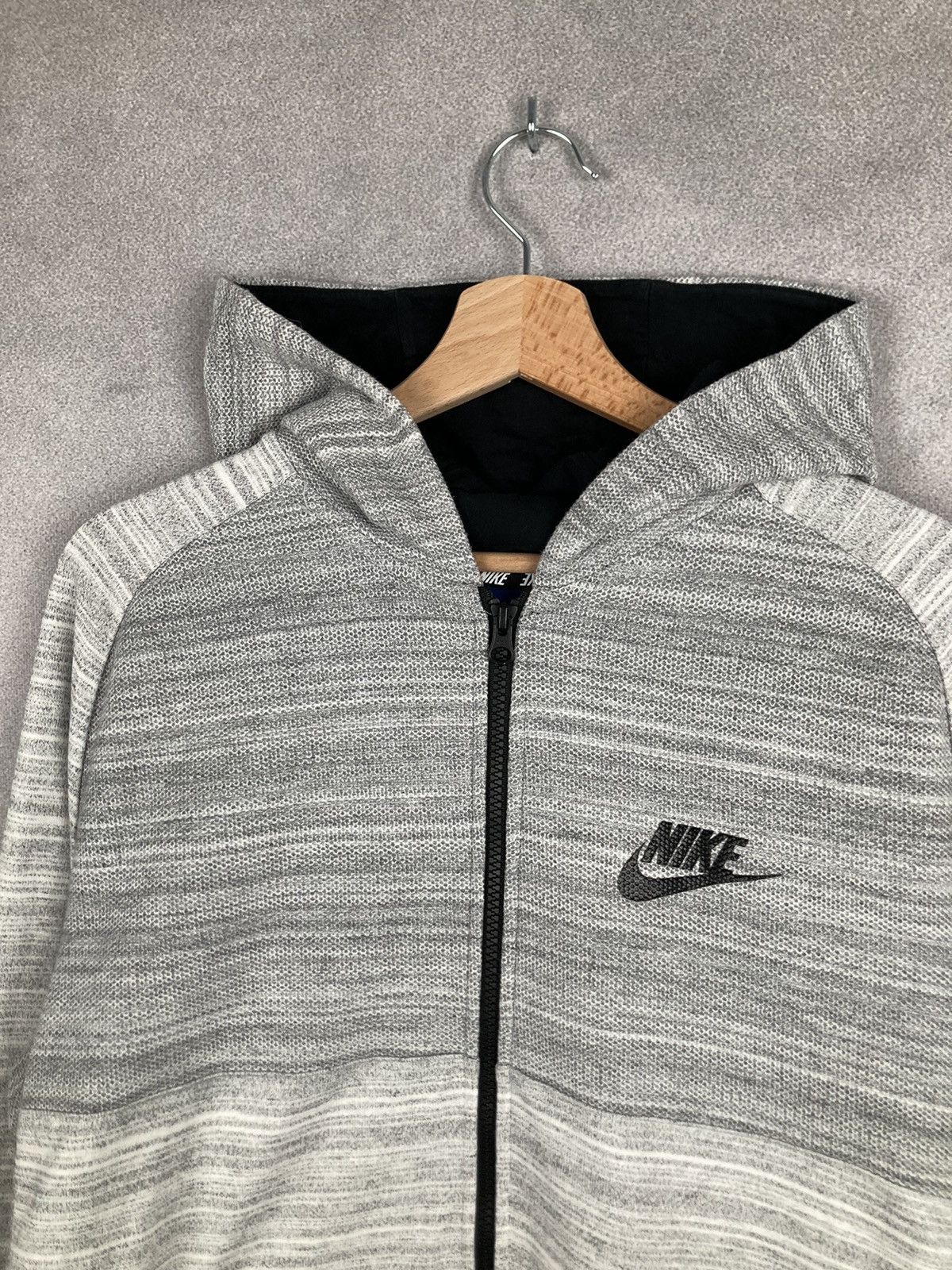 Nike Nike Zip Hoodie Sportswear Swoosh Retro Logo Size US L / EU 52-54 / 3 - 3 Thumbnail