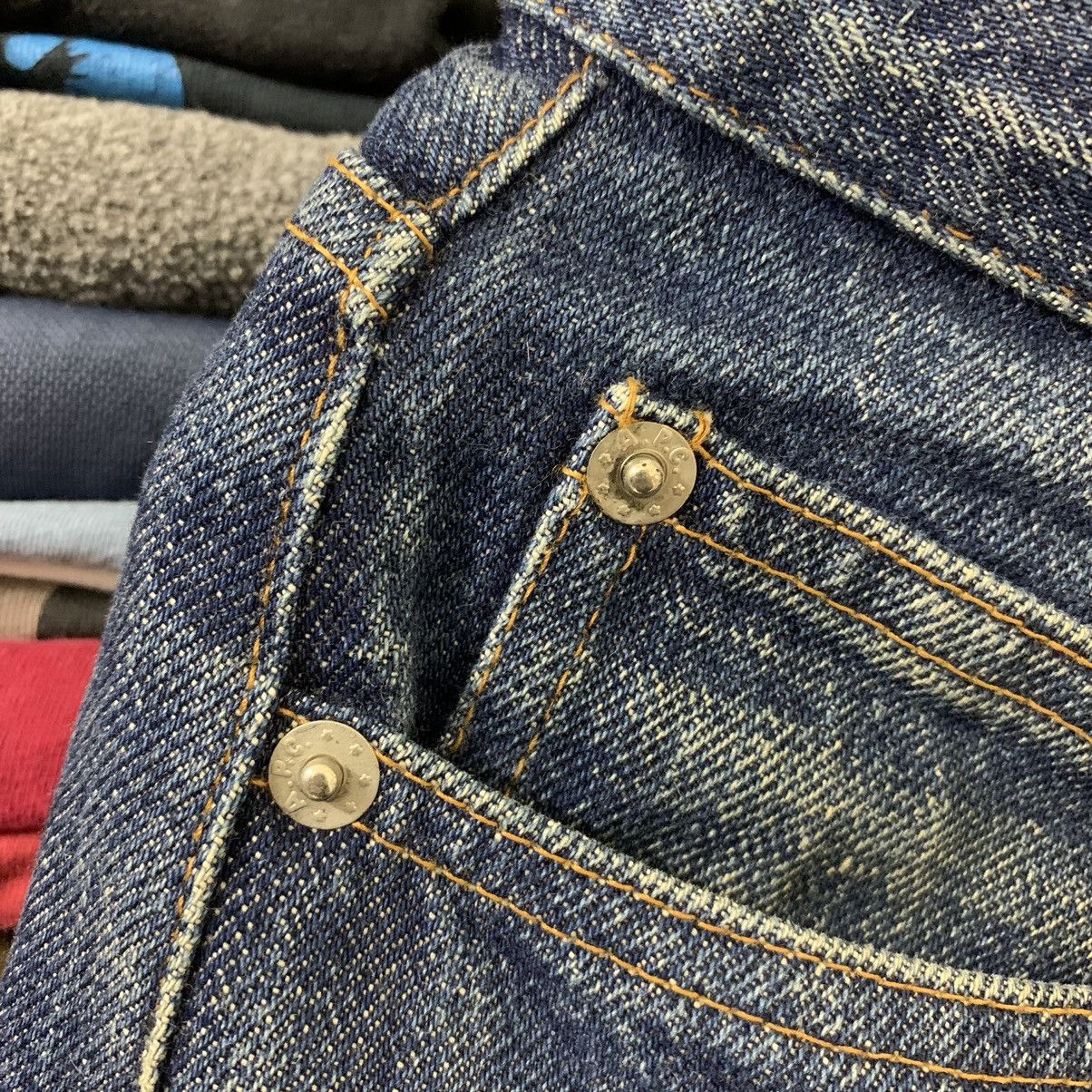 A.P.C. × Designer × Vintage A.P.C SELVEDGE DENIM DISTRESS Size US 28 / EU 44 - 6 Thumbnail