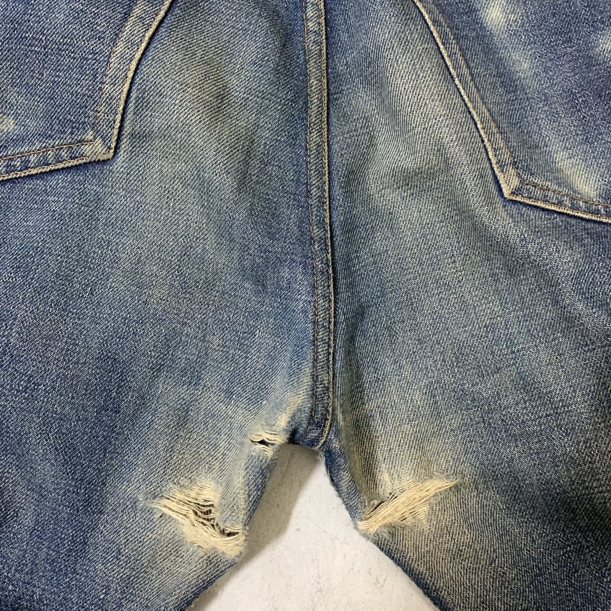 A.P.C. × Designer × Vintage A.P.C SELVEDGE DENIM DISTRESS Size US 28 / EU 44 - 11 Thumbnail