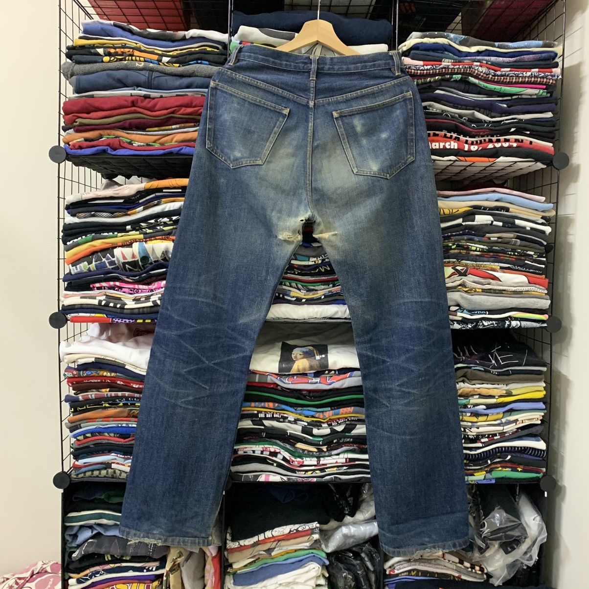 A.P.C. × Designer × Vintage A.P.C SELVEDGE DENIM DISTRESS Size US 28 / EU 44 - 2 Thumbnail