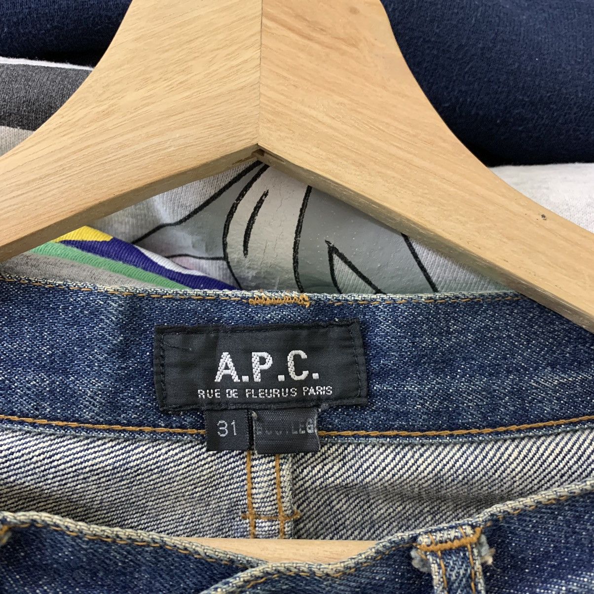 A.P.C. × Designer × Vintage A.P.C SELVEDGE DENIM DISTRESS Size US 28 / EU 44 - 3 Thumbnail