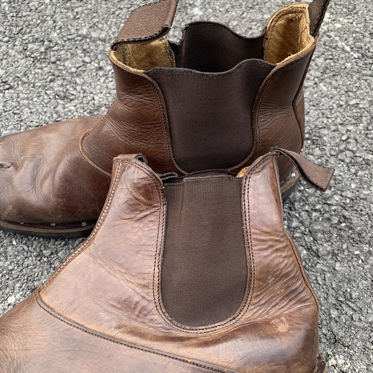 Designer × Japanese Brand × Yohji Yamamoto YOHJI YAMAMOTO POUR HOMME BOOT Size US 7.5 / EU 40-41 - 13 Thumbnail