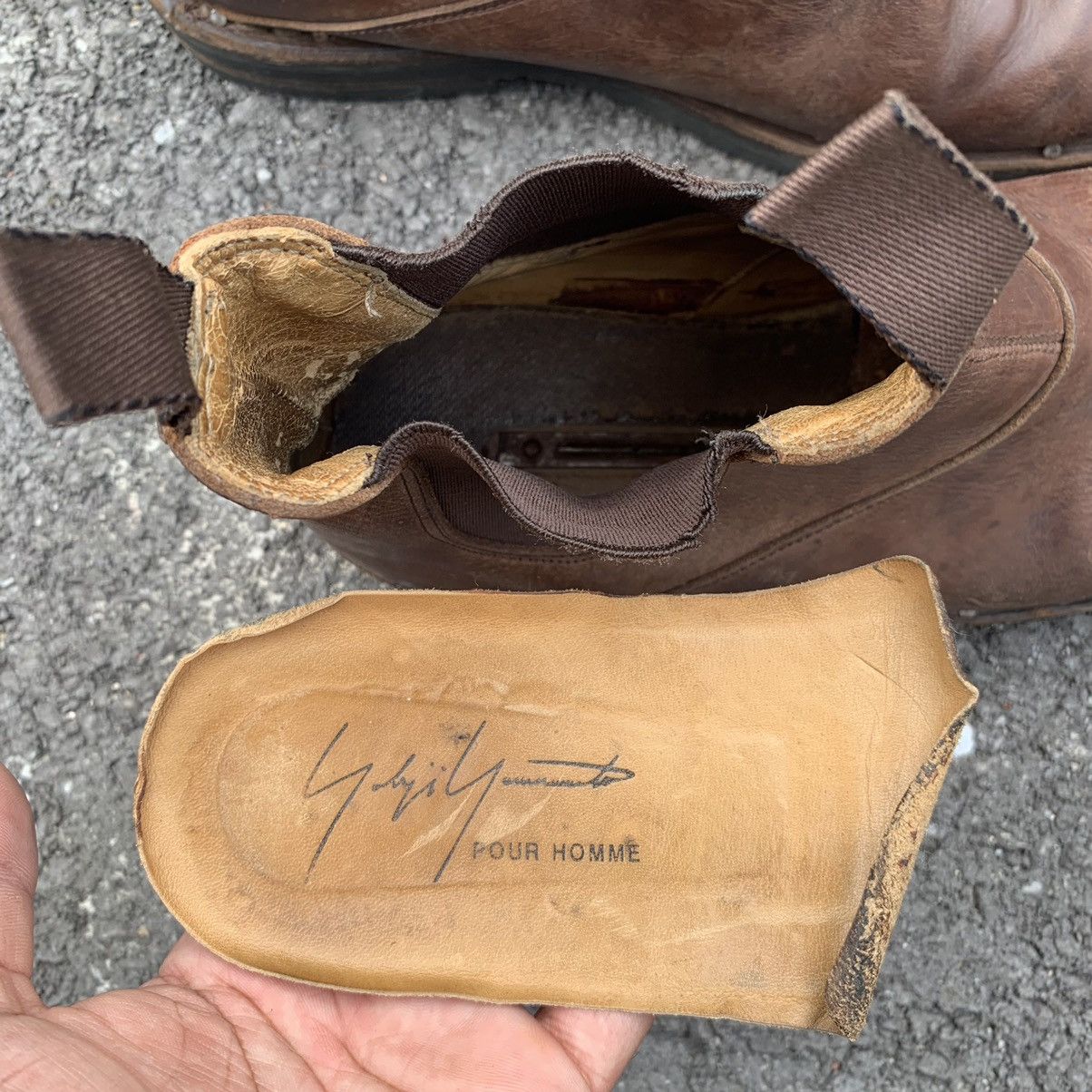 Designer × Japanese Brand × Yohji Yamamoto YOHJI YAMAMOTO POUR HOMME BOOT Size US 7.5 / EU 40-41 - 7 Thumbnail
