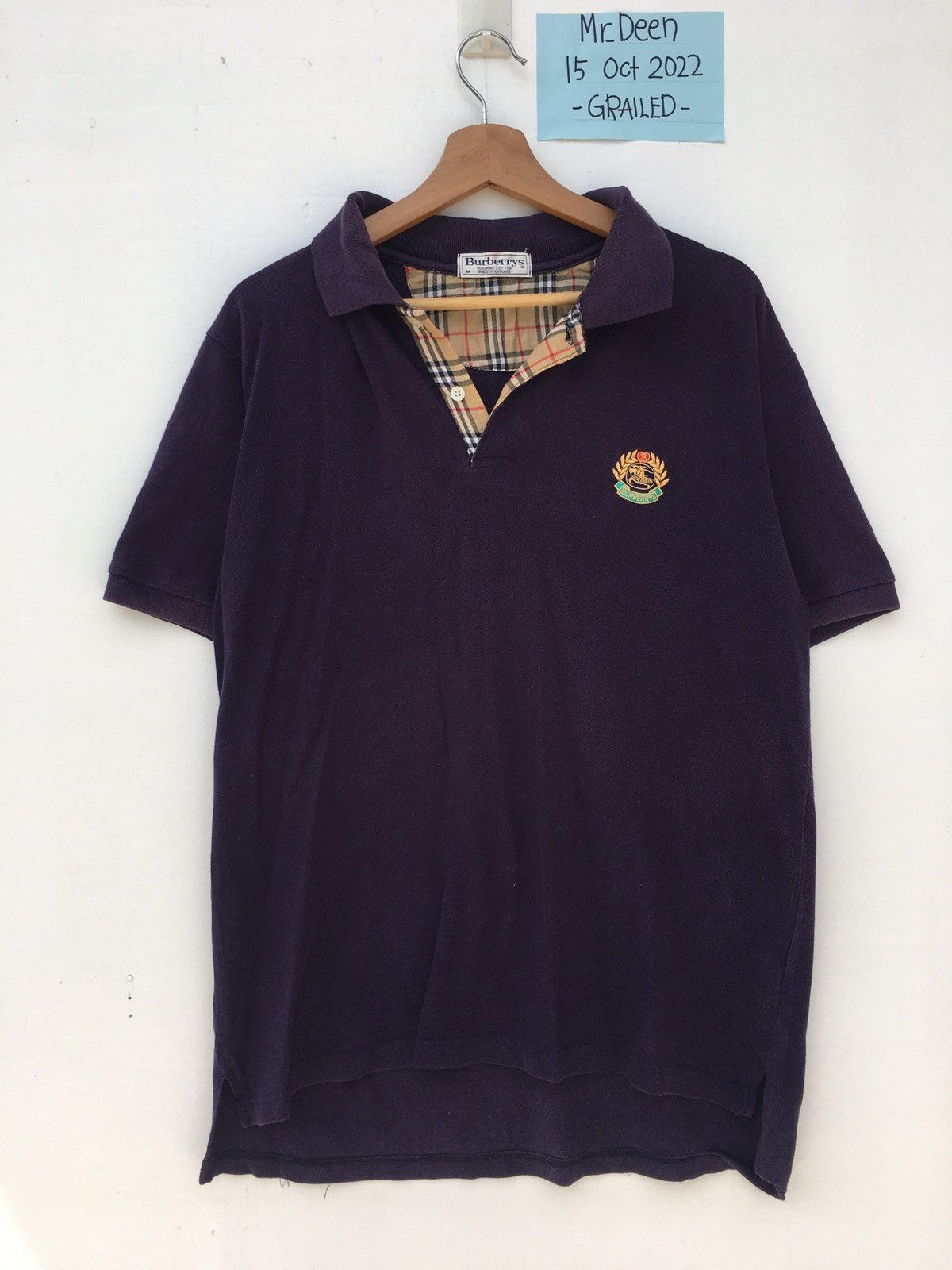 Burberry Rare Vintage 90s Burberry Checkered Polo Shirt Size US L / EU 52-54 / 3 - 2 Thumbnail