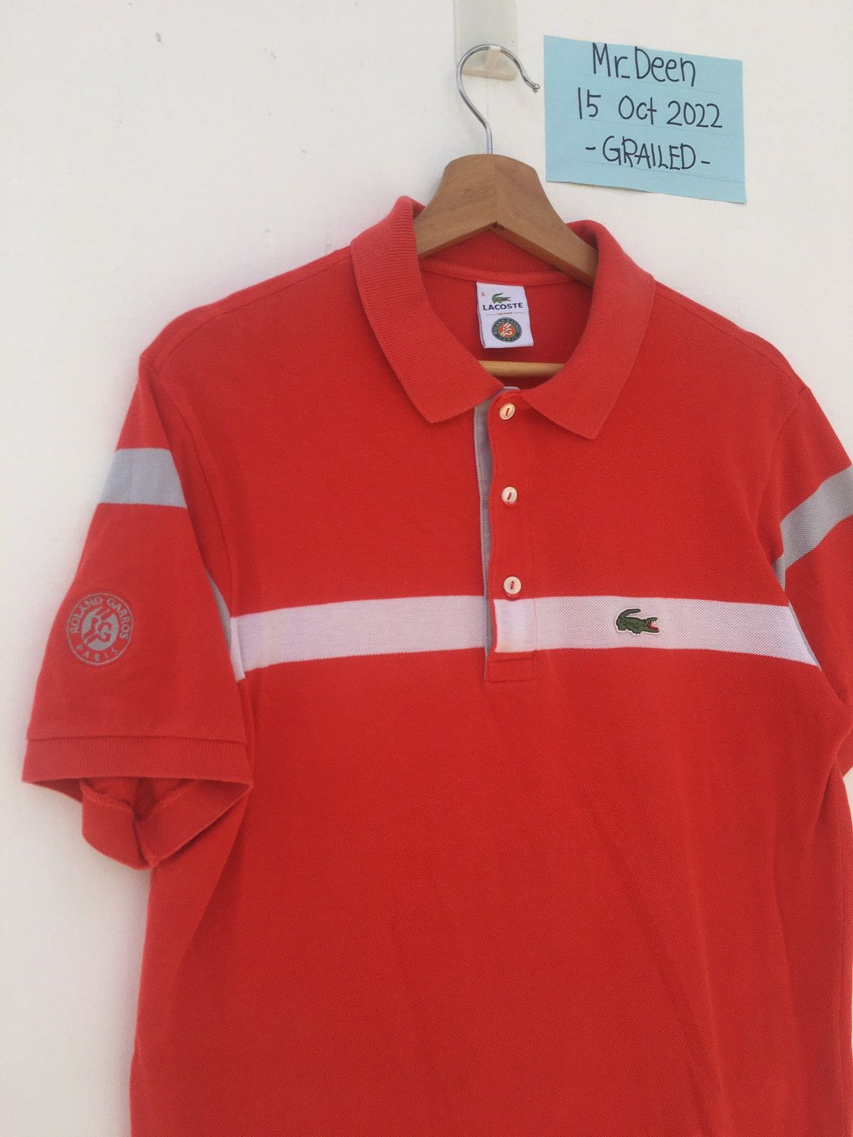 Lacoste Rare Lacoste Roland-Garros Tennis tournament Polo Shirt Size US M / EU 48-50 / 2 - 6 Thumbnail