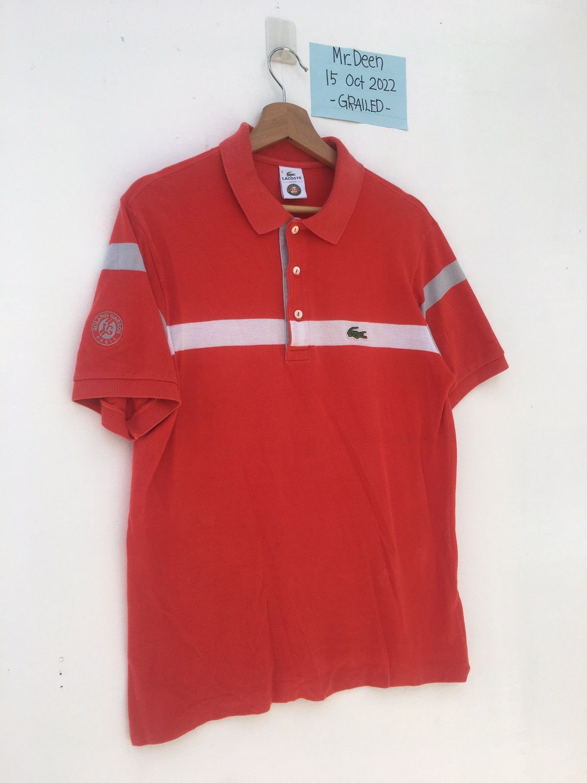 Lacoste Rare Lacoste Roland-Garros Tennis tournament Polo Shirt Size US M / EU 48-50 / 2 - 3 Thumbnail