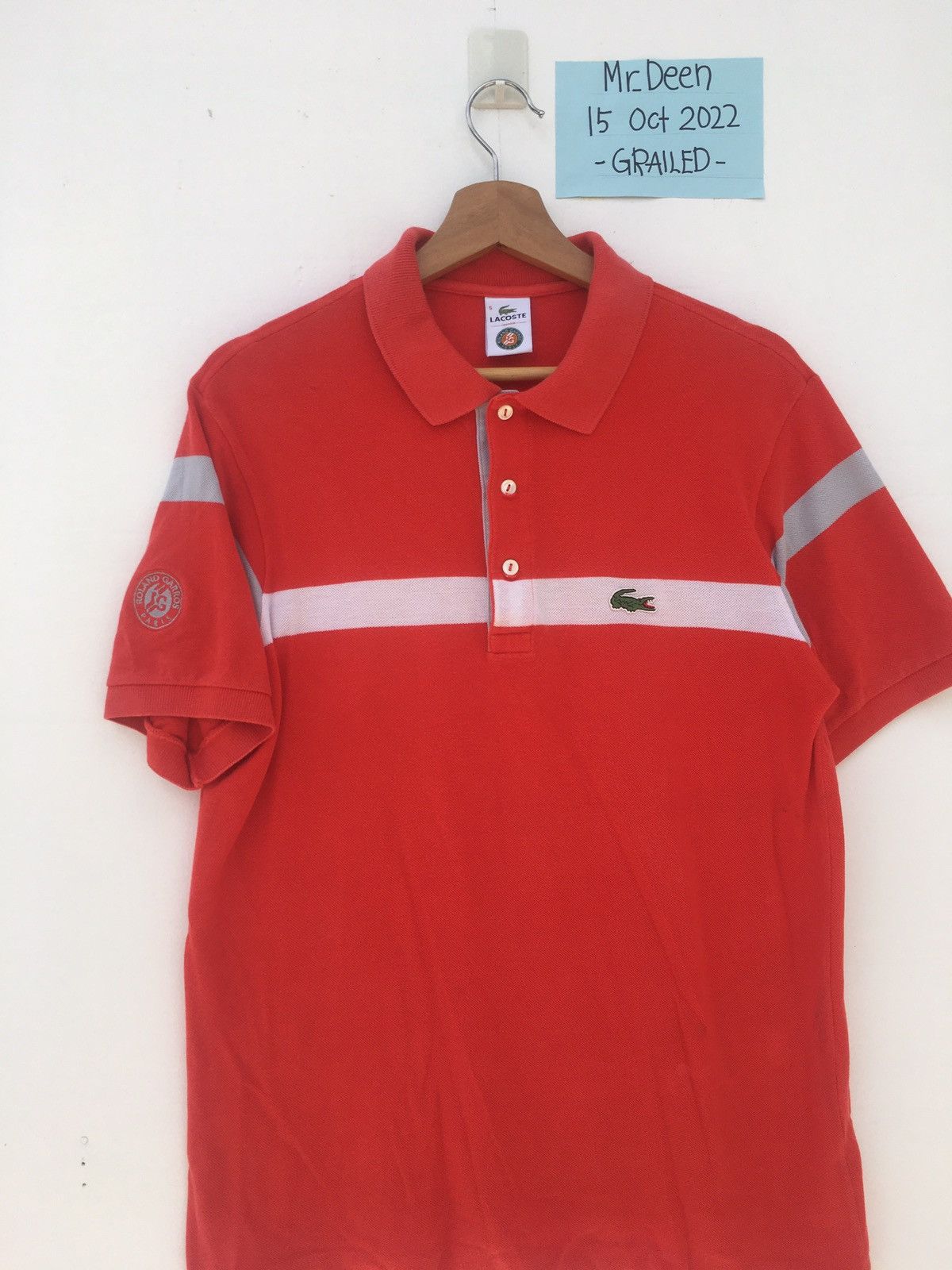 Lacoste Rare Lacoste Roland-Garros Tennis tournament Polo Shirt Size US M / EU 48-50 / 2 - 5 Thumbnail