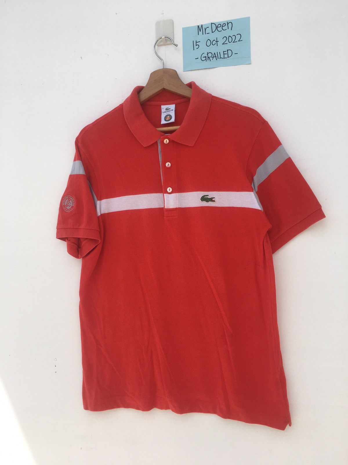 Lacoste Rare Lacoste Roland-Garros Tennis tournament Polo Shirt Size US M / EU 48-50 / 2 - 4 Thumbnail
