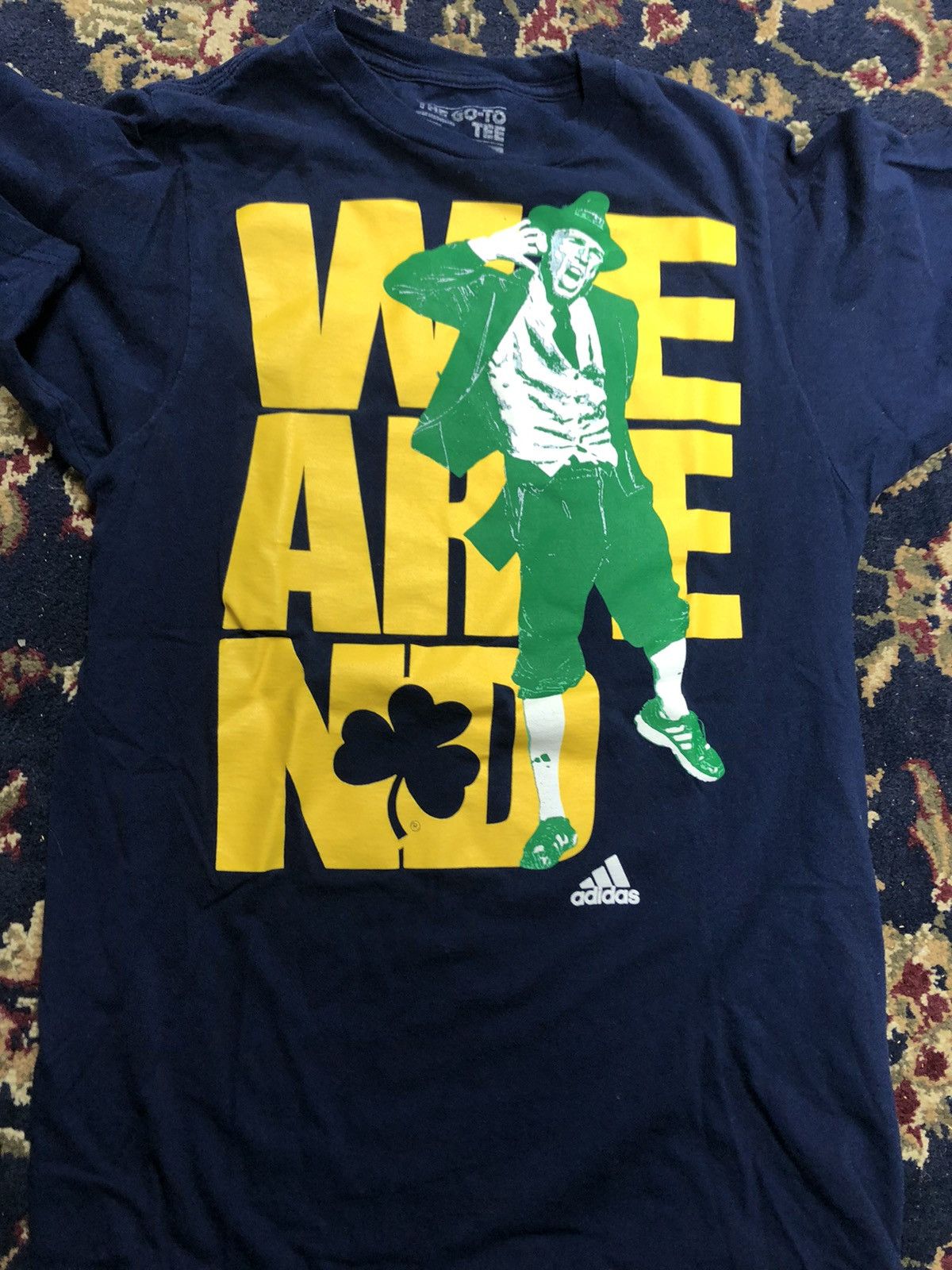 Adidas × NCAA Notre dame “we are” adidas Irish football shirt size small Size US S / EU 44-46 / 1 - 2 Thumbnail