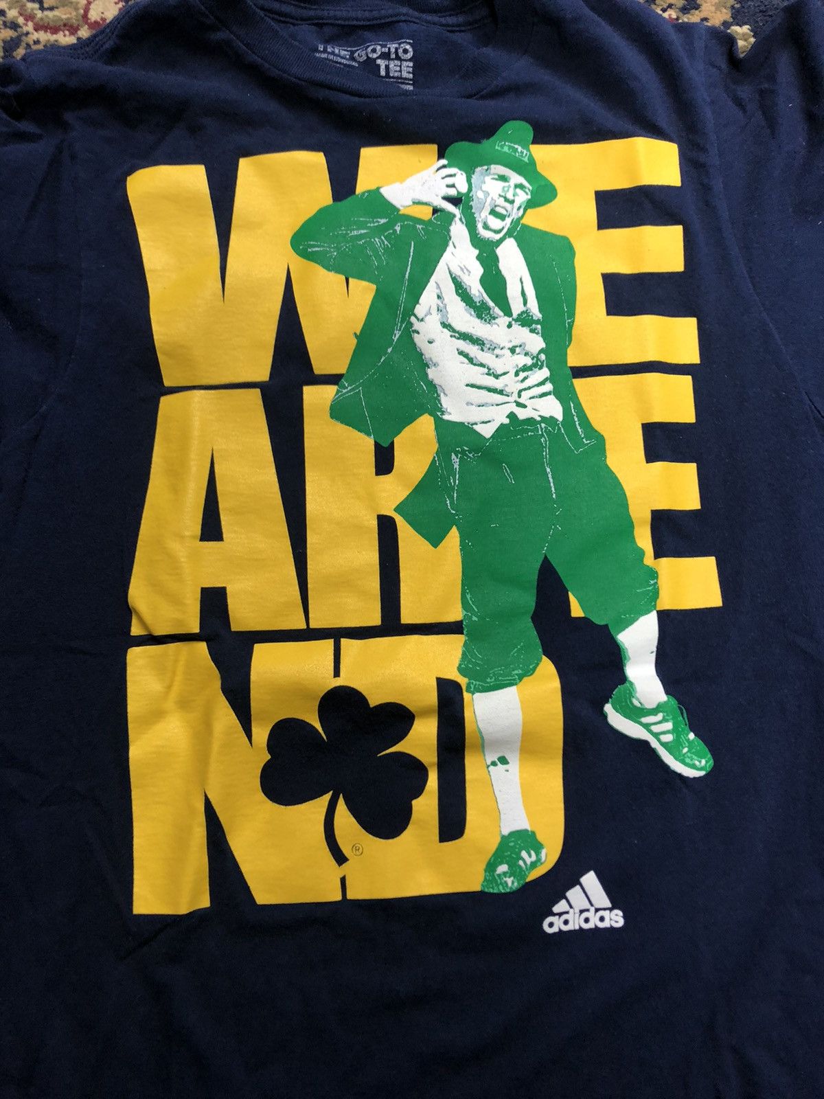 Adidas × NCAA Notre dame “we are” adidas Irish football shirt size small Size US S / EU 44-46 / 1 - 3 Thumbnail