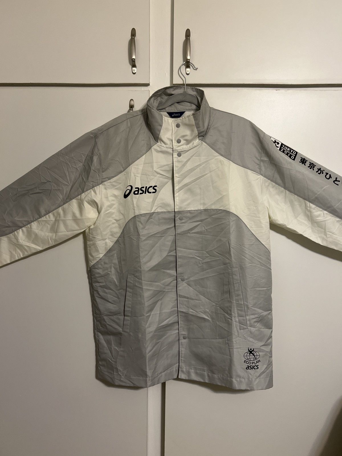 Asics × Japanese Brand × Vintage Tokyo marathon ASICS windbreaker Size US L / EU 52-54 / 3 - 1 Thumbnail