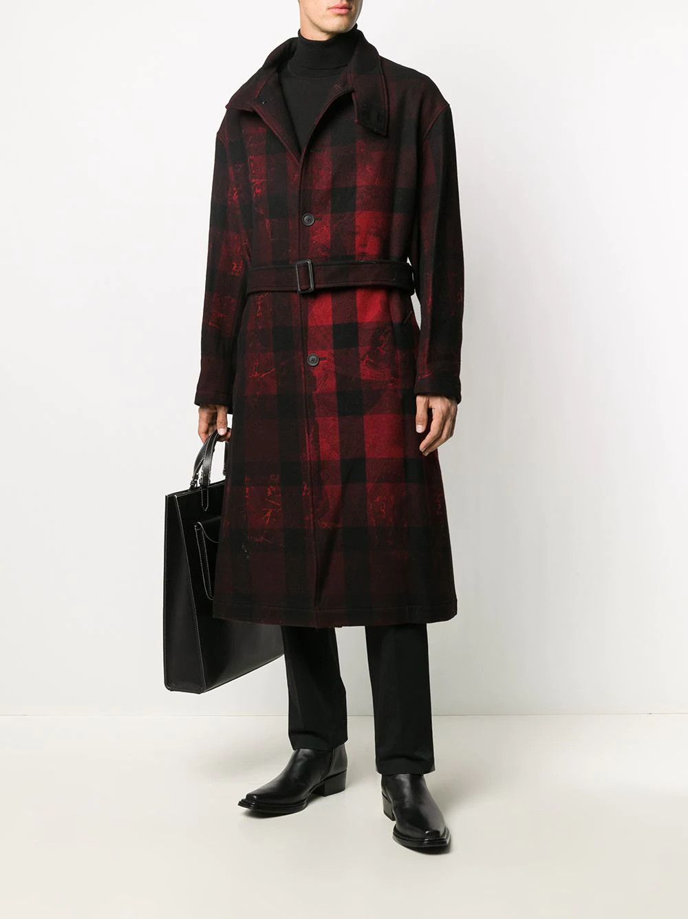 Yohji Yamamoto Yohji Yamamoto PH Red Coat 20aw Look 15 Size US L / EU 52-54 / 3 - 2 Thumbnail
