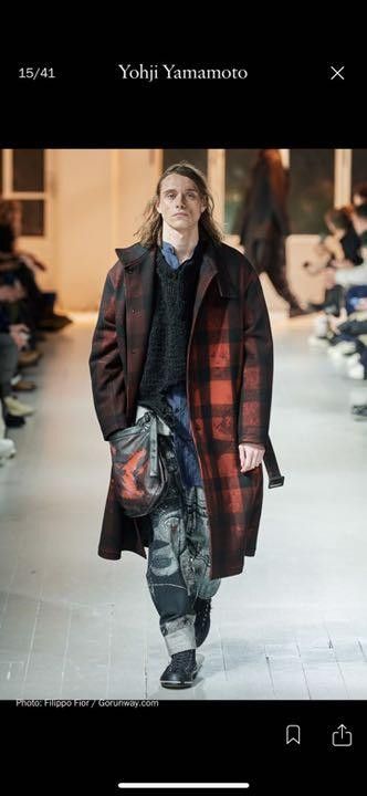 Yohji Yamamoto Yohji Yamamoto PH Red Coat 20aw Look 15 Size US L / EU 52-54 / 3 - 8 Thumbnail