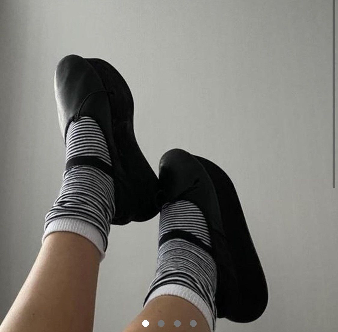 Commes des garçons platforms ballet slippers