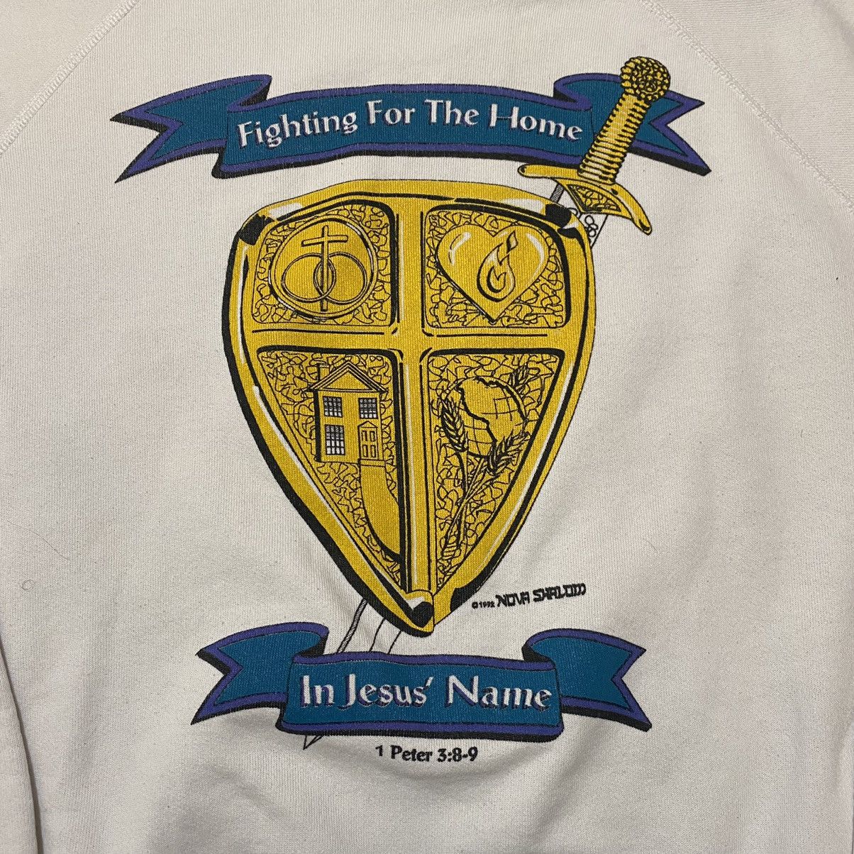 Vintage Vintage Jesus Sweatshirt Size US XL / EU 56 / 4 - 2 Thumbnail