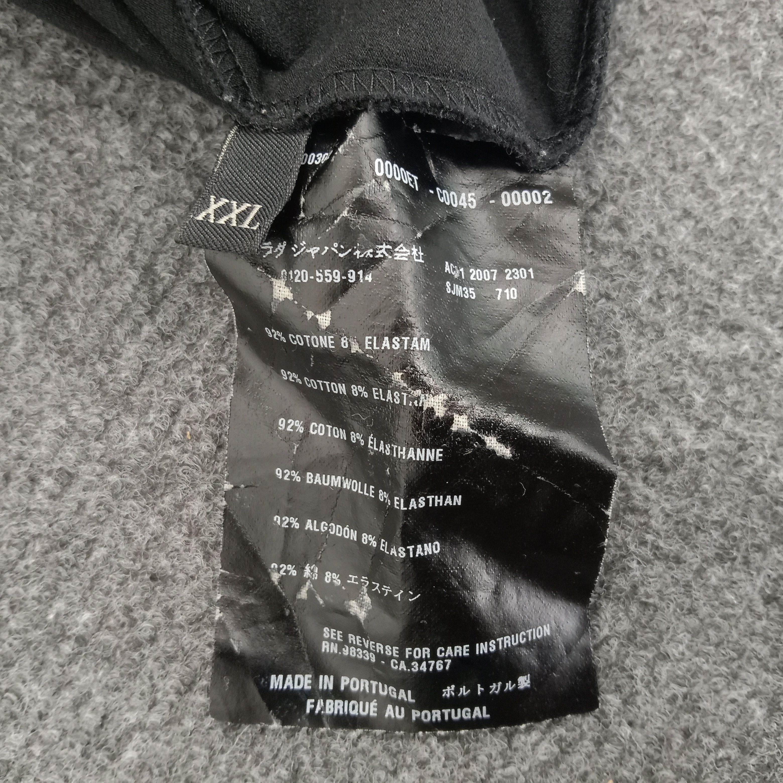Prada × Vintage PRADA All Black Design T-Shirt Made in Portugal Size US L / EU 52-54 / 3 - 7 Thumbnail