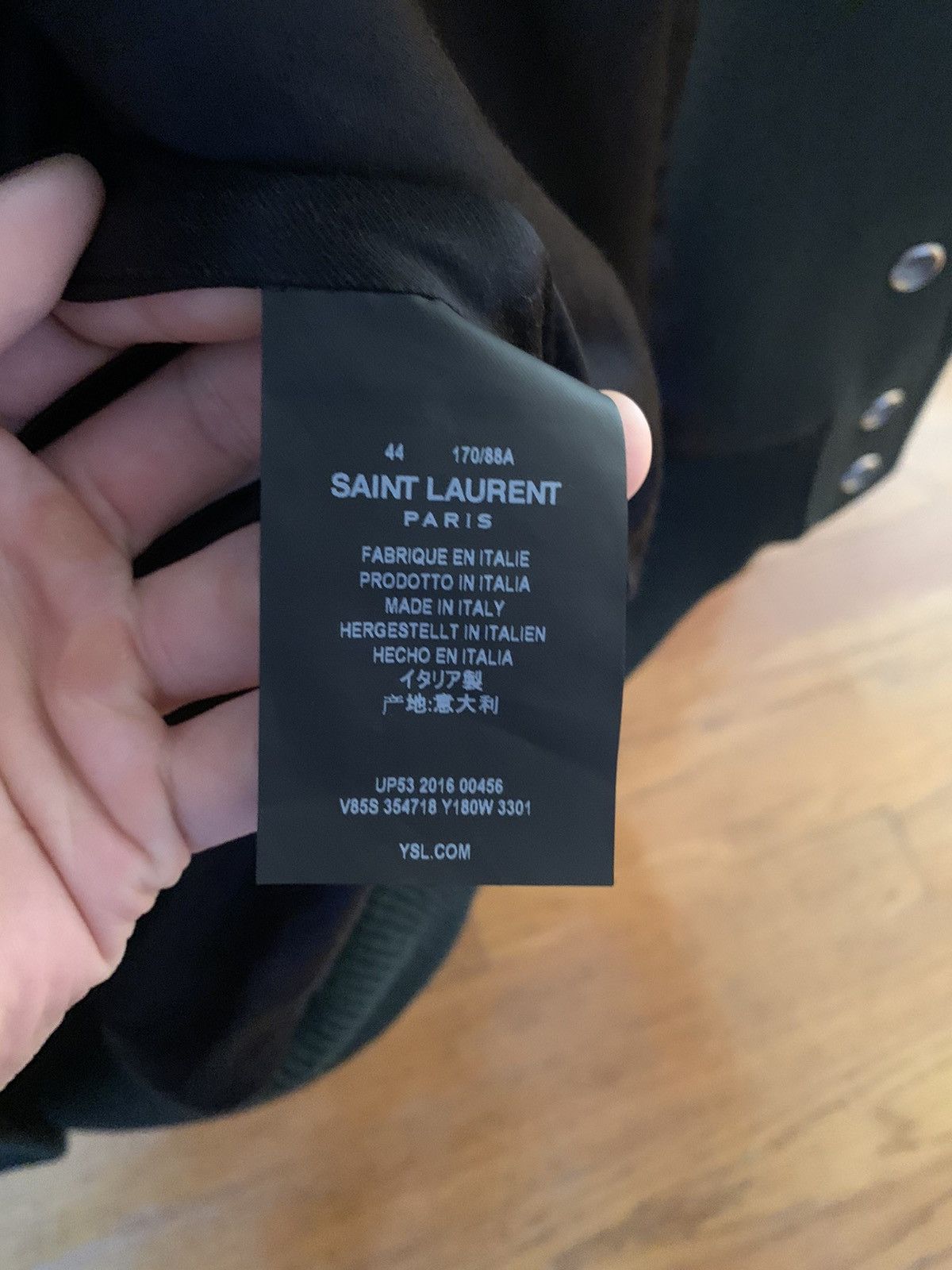 Saint Laurent Paris Saint Laurent Paris Teddy Jacket Forest Green Size US S / EU 44-46 / 1 - 4 Thumbnail