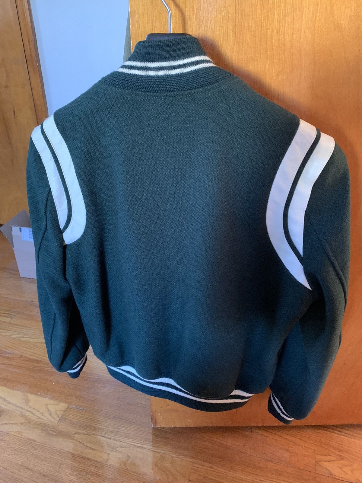 Saint Laurent Paris Saint Laurent Paris Teddy Jacket Forest Green Size US S / EU 44-46 / 1 - 2 Thumbnail