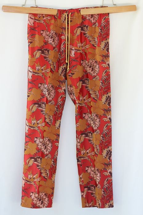 Dries Van Noten SS20 Perkino floral jacquard trousers | Grailed