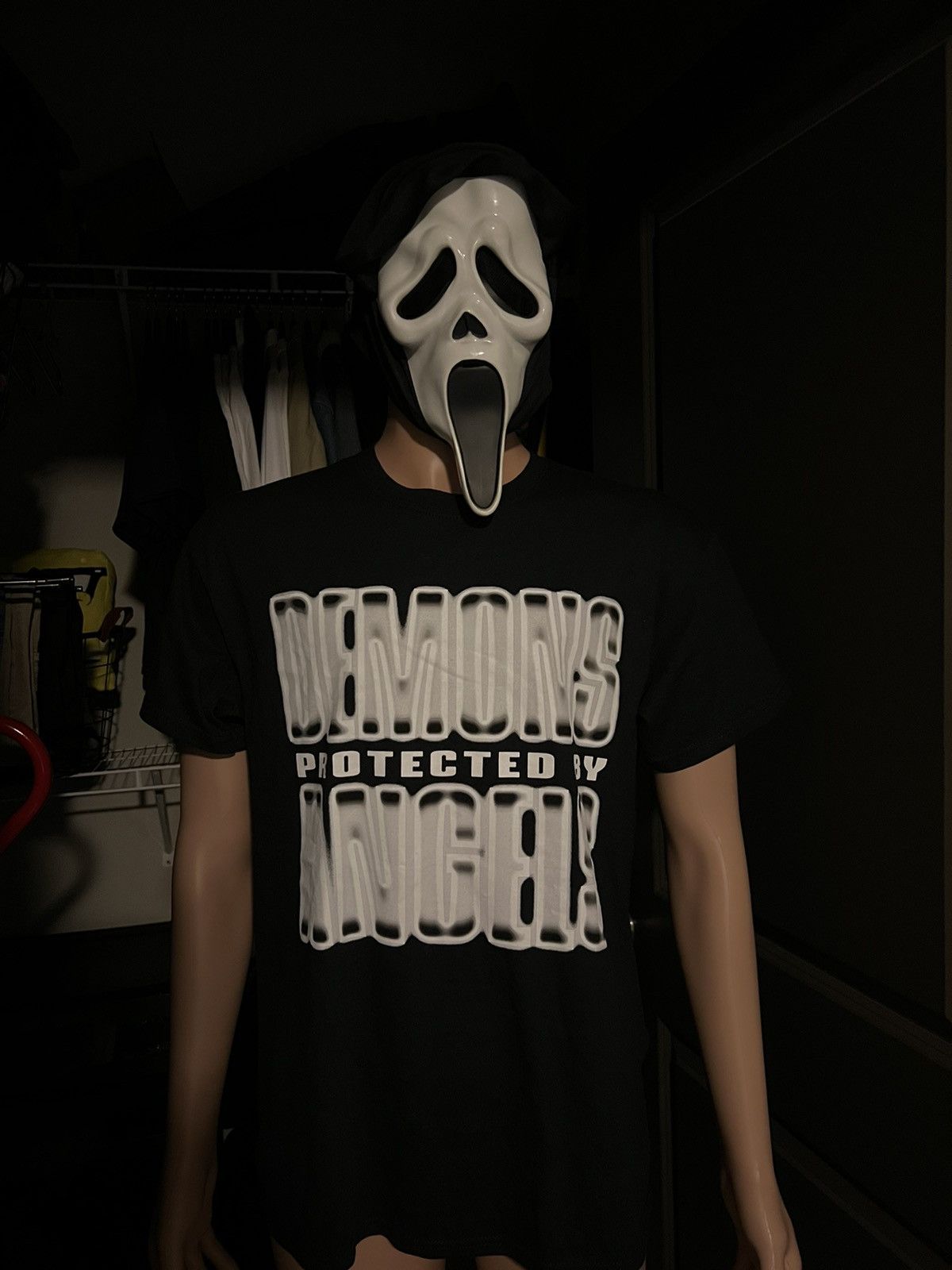 NAV × Vlone Nav Vlone Demons Protected By Angels XO Tshirt Size US M / EU 48-50 / 2 - 1 Thumbnail